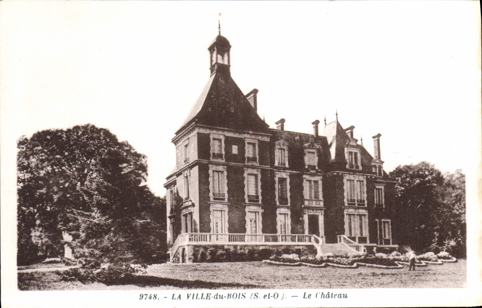 CPA La Ville du Bois S et O le château