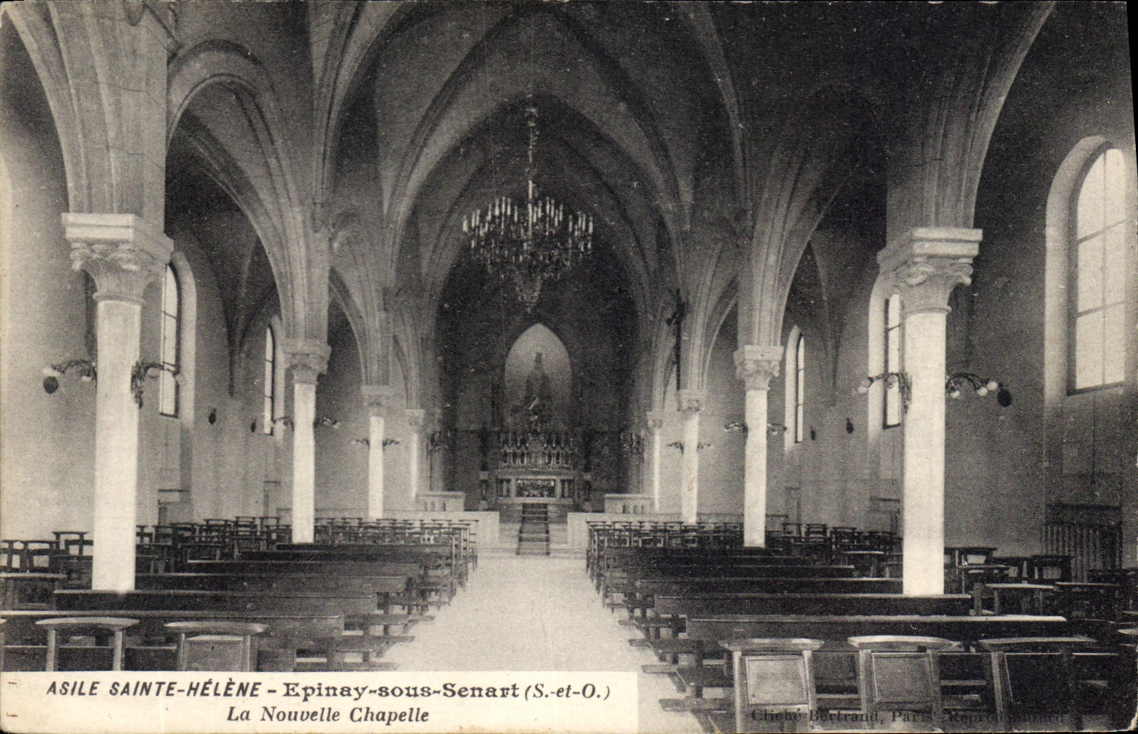 CPA Asile Saint Helene Epinay sous Senart S et O la Nouvelle chapelle 