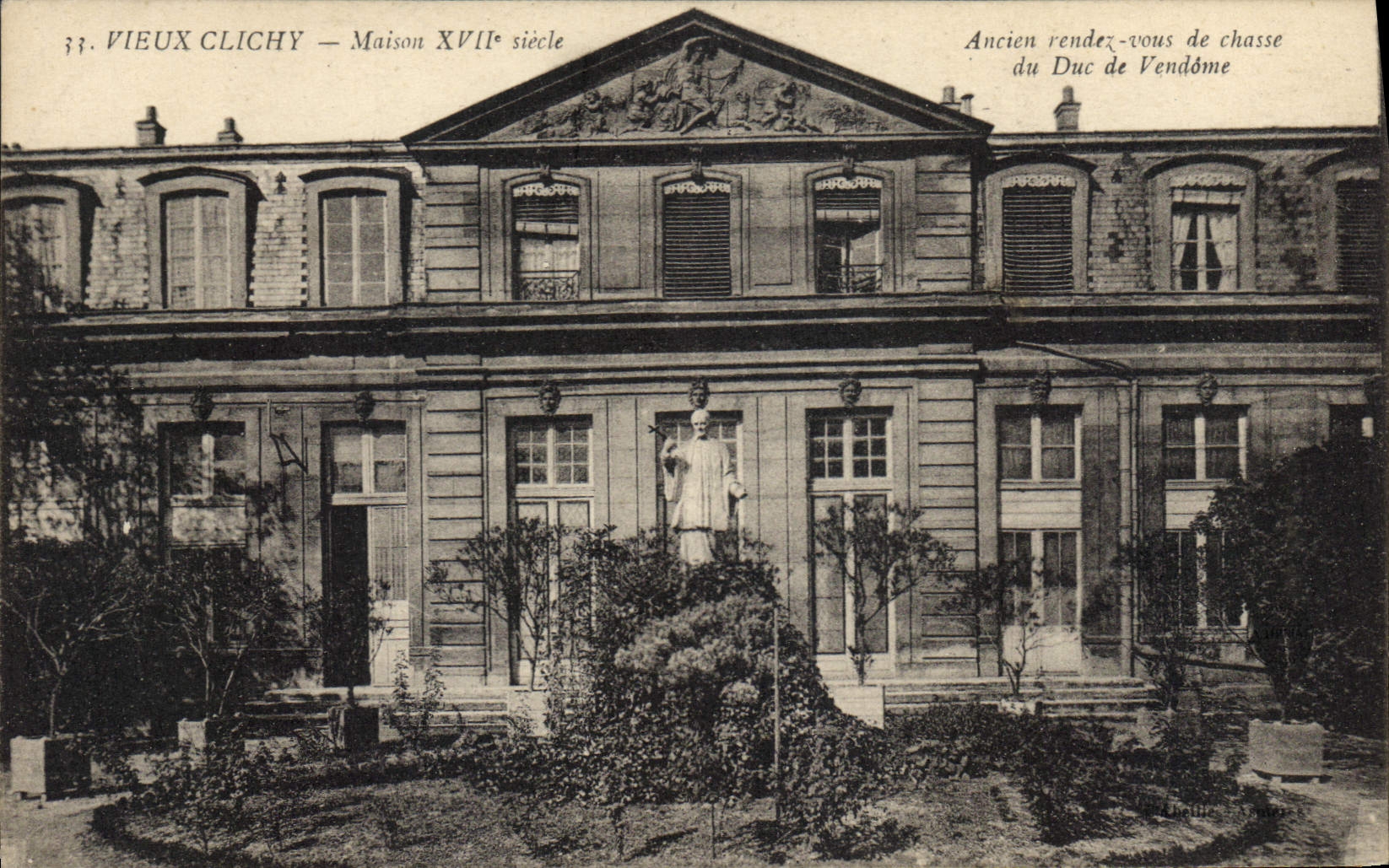 CPA Vieux Clichy Maison XVII siecle