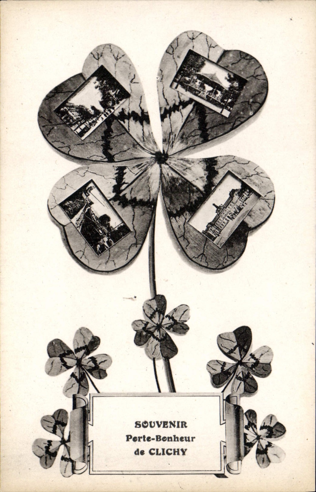 CPA Souvenir Perle Bonheur de Clichy