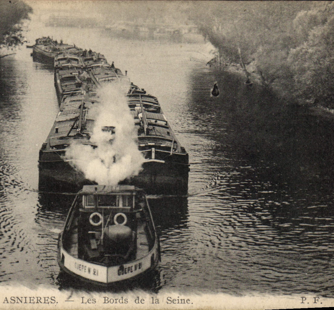 CPA Asnieres Les Bords de la Seine