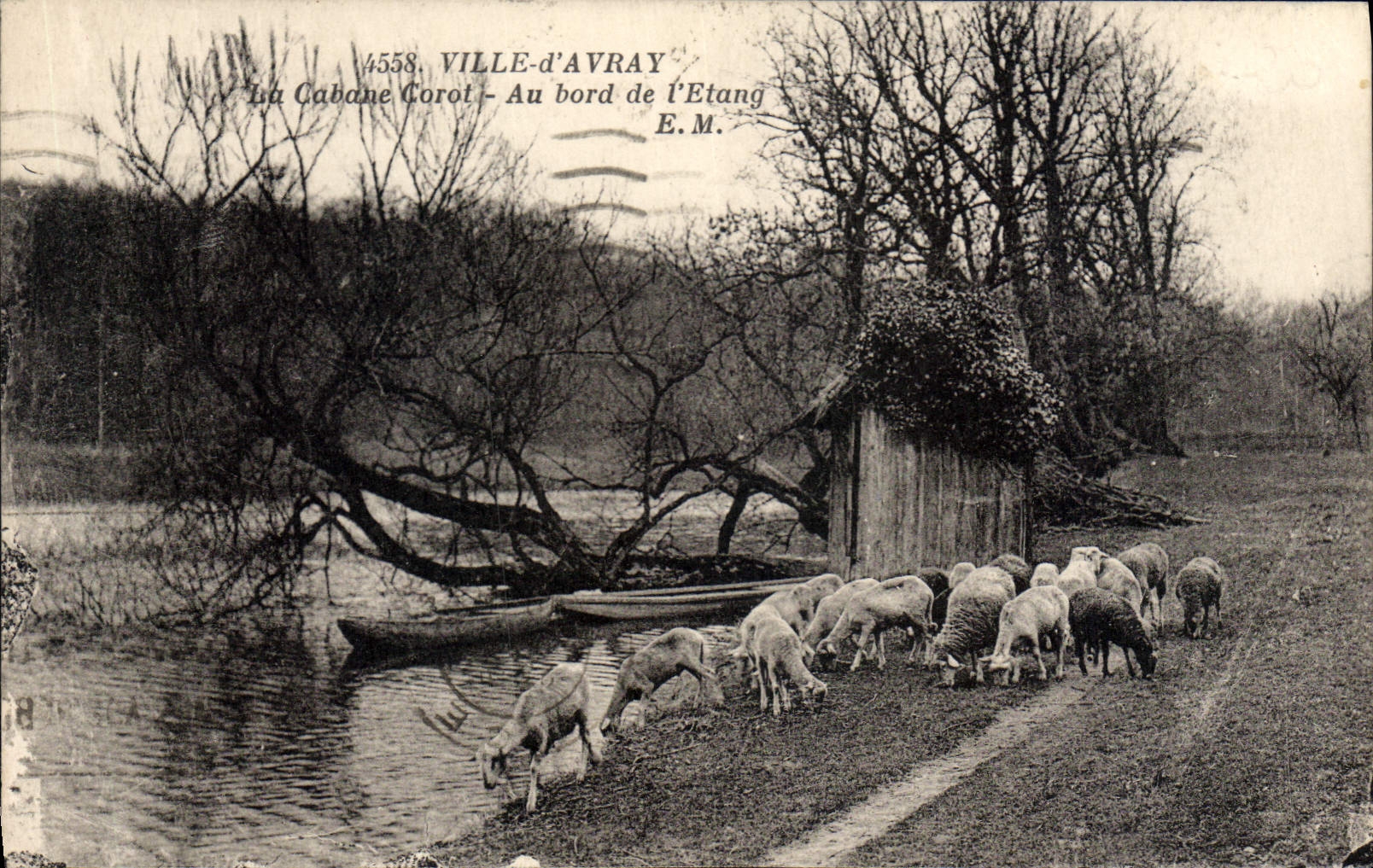 CPA Ville d'Avray La Cabane Carol Au bord de l'Etang