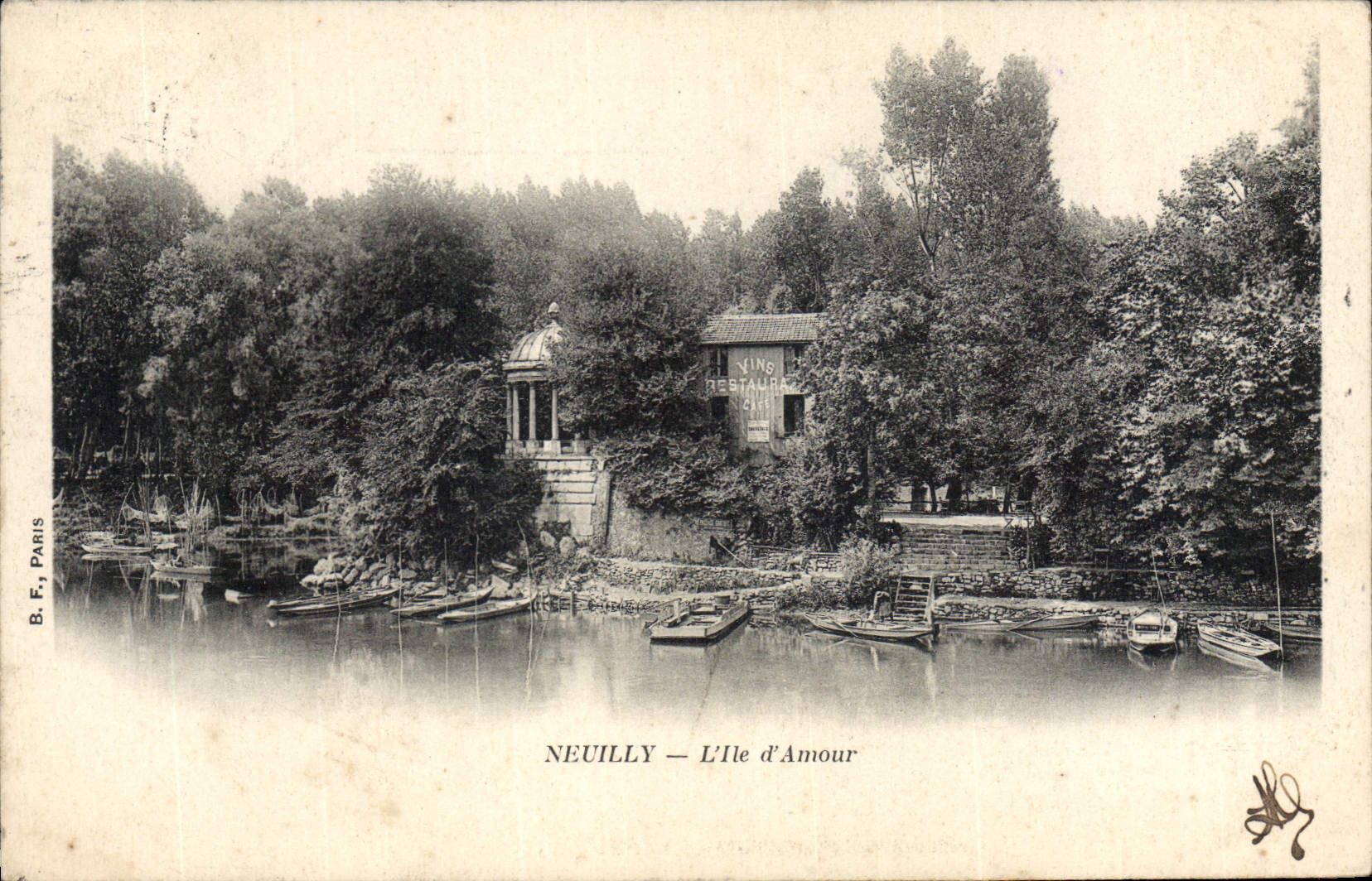 CPA Neuilly L'ile d'Amour
