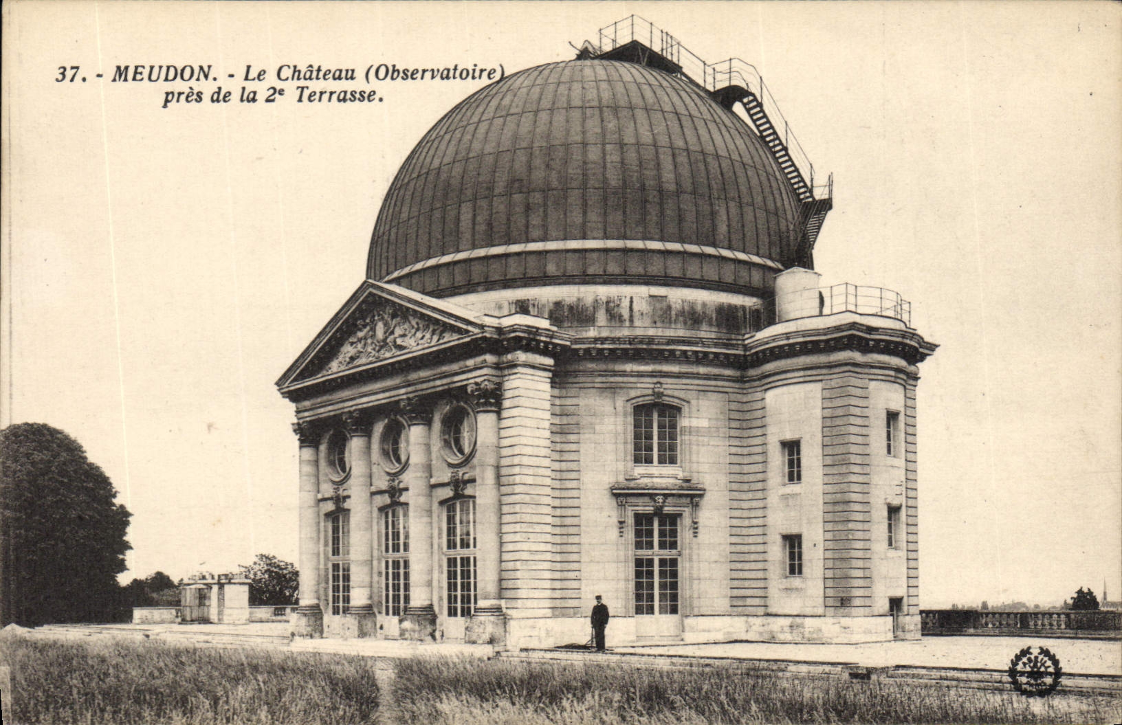 CPA Meudon Le Chateau (Observatoire) pris de la deuxieme Terrasse