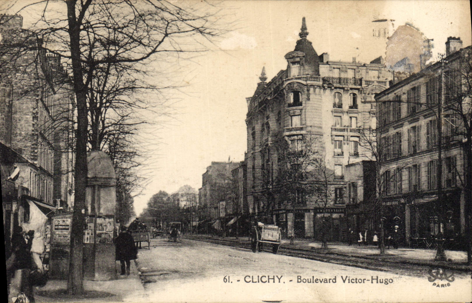 CPA Clichy Boulevard Victor Hugo