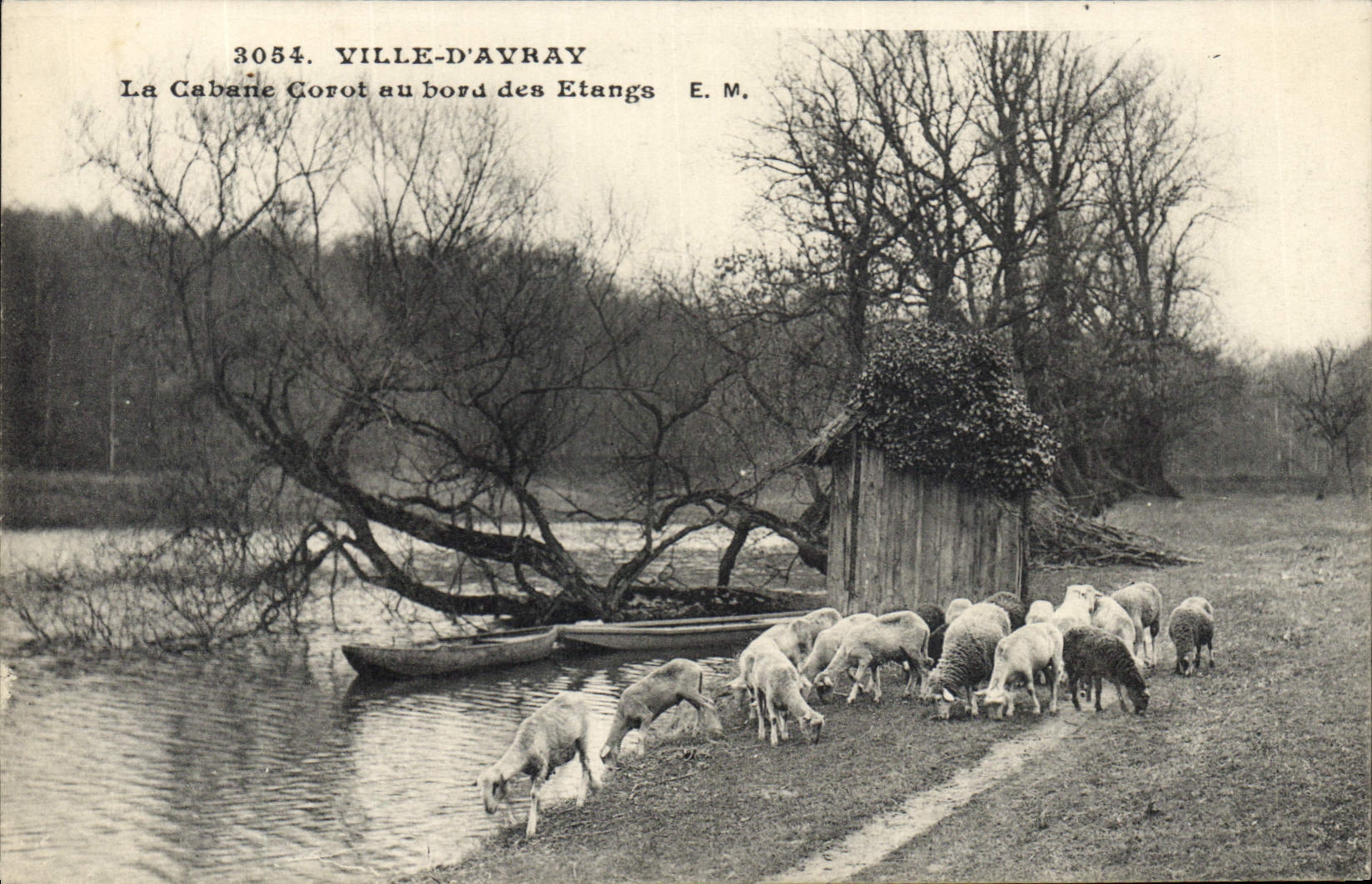 CPA Ville d'Avray La Cabane Corot au bord des Etangs