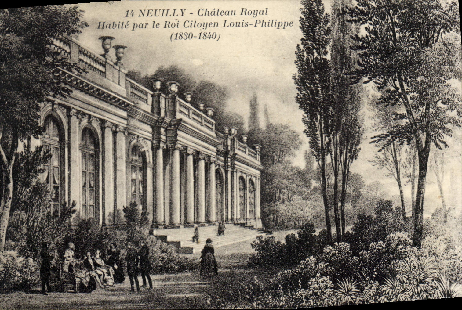 CPA Neuilly Chateau Royal 