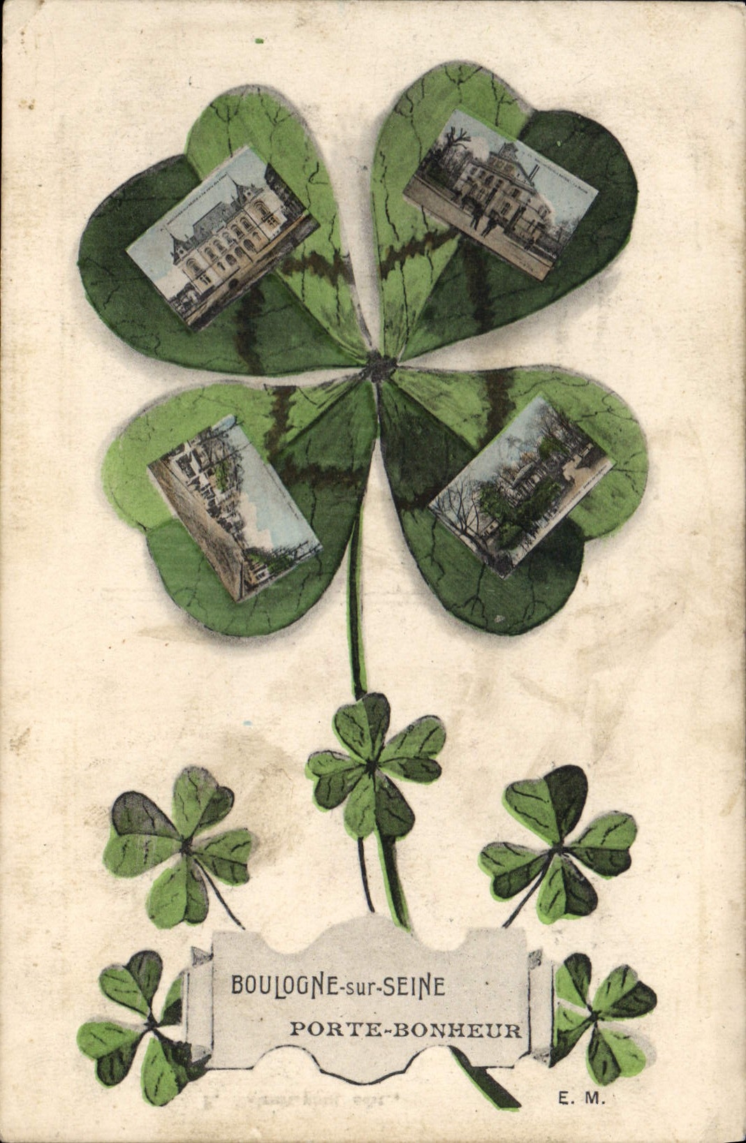 CPA Boulogne sur Seine Porte Bonheur