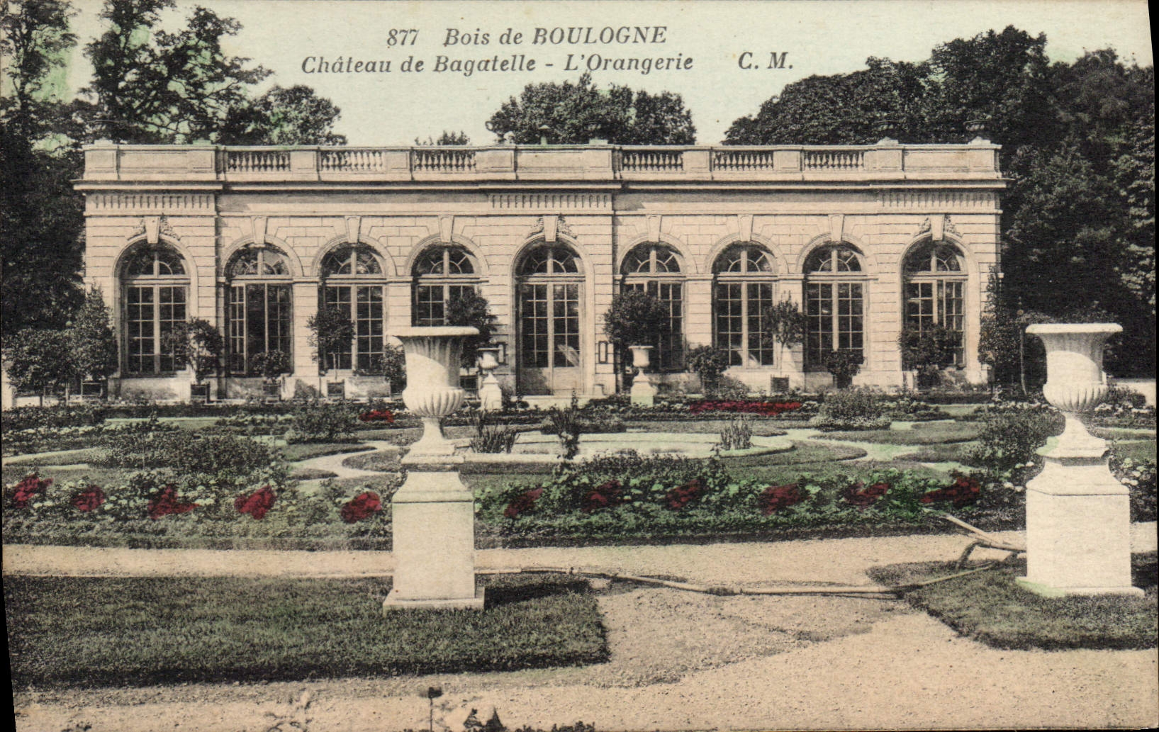 CPA Bois de Boulogne Chateau de Bagatelle L'Orangerie