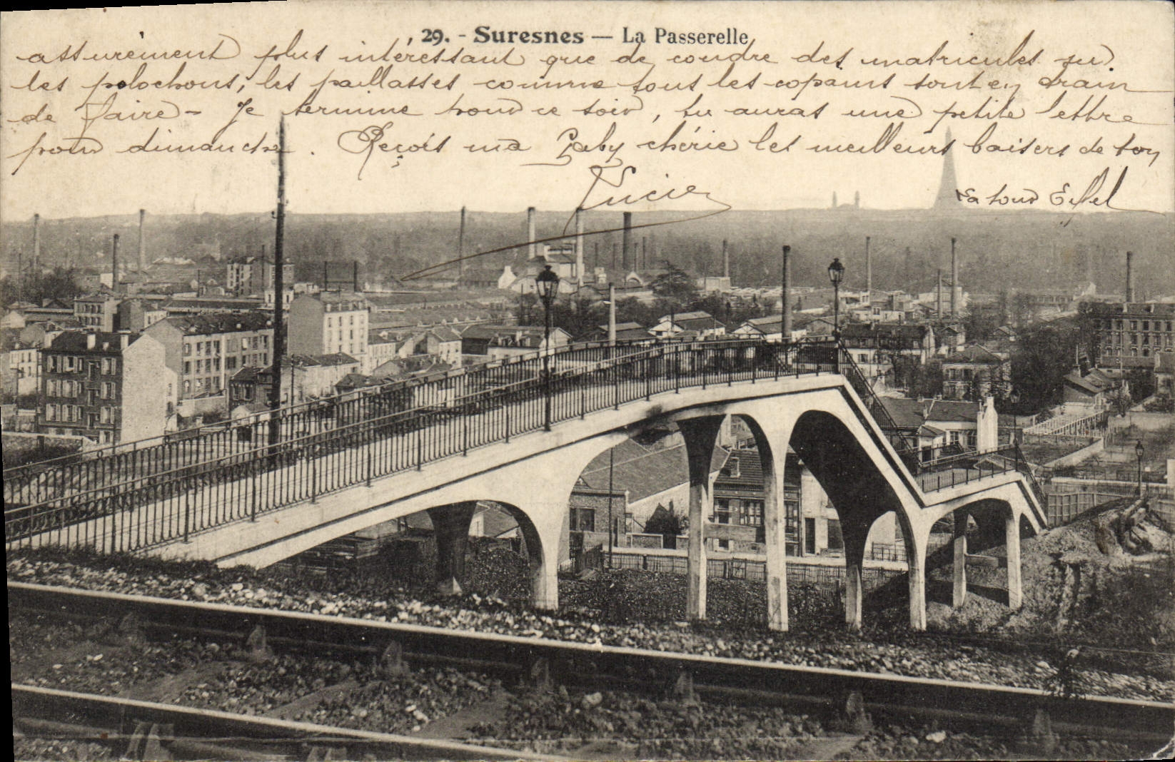CPA Suresnes La Passerelle