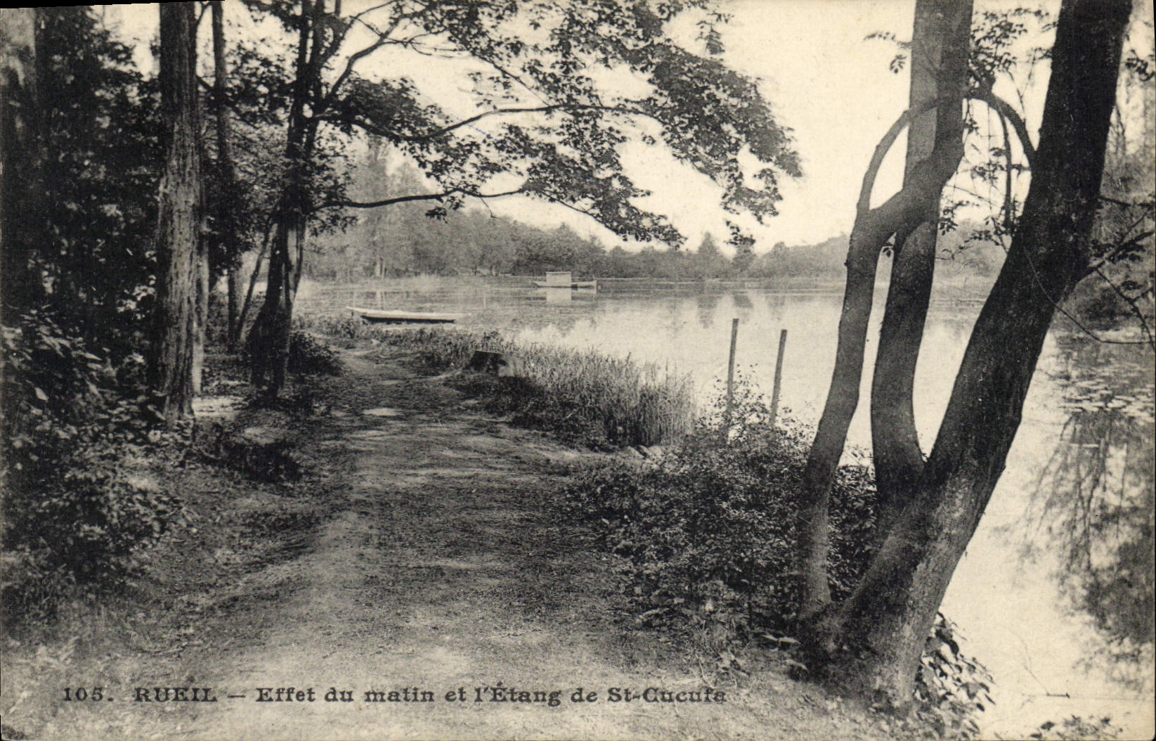 CPA Rueil Effet du malin et l'Etang de St Cucufa