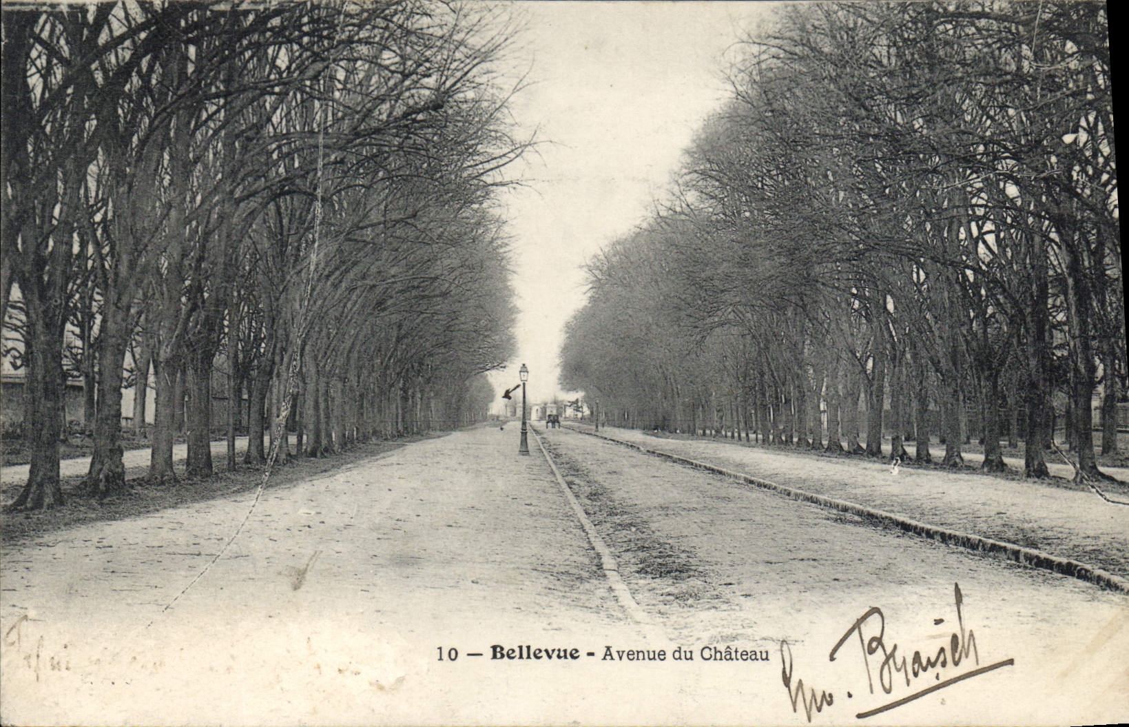 CPA Bellevue Avenue du Chateau