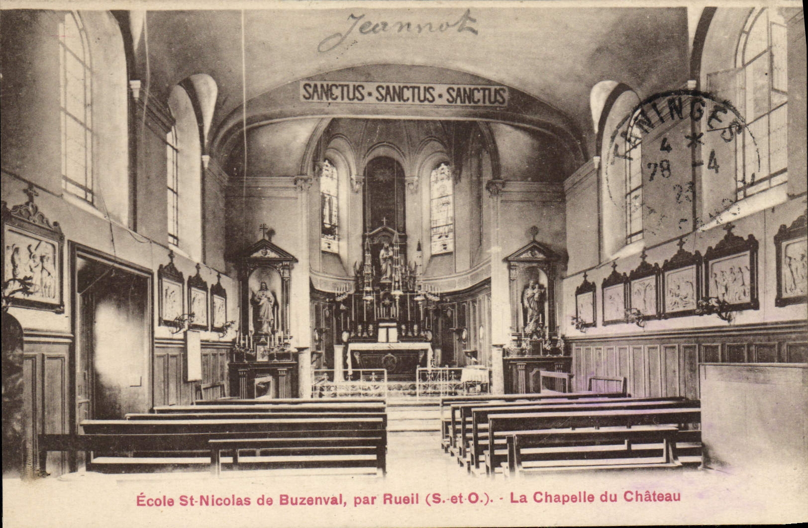 CPA Ecole St Nicolas de Buzenval par Rueil La Chapelle du Chateau