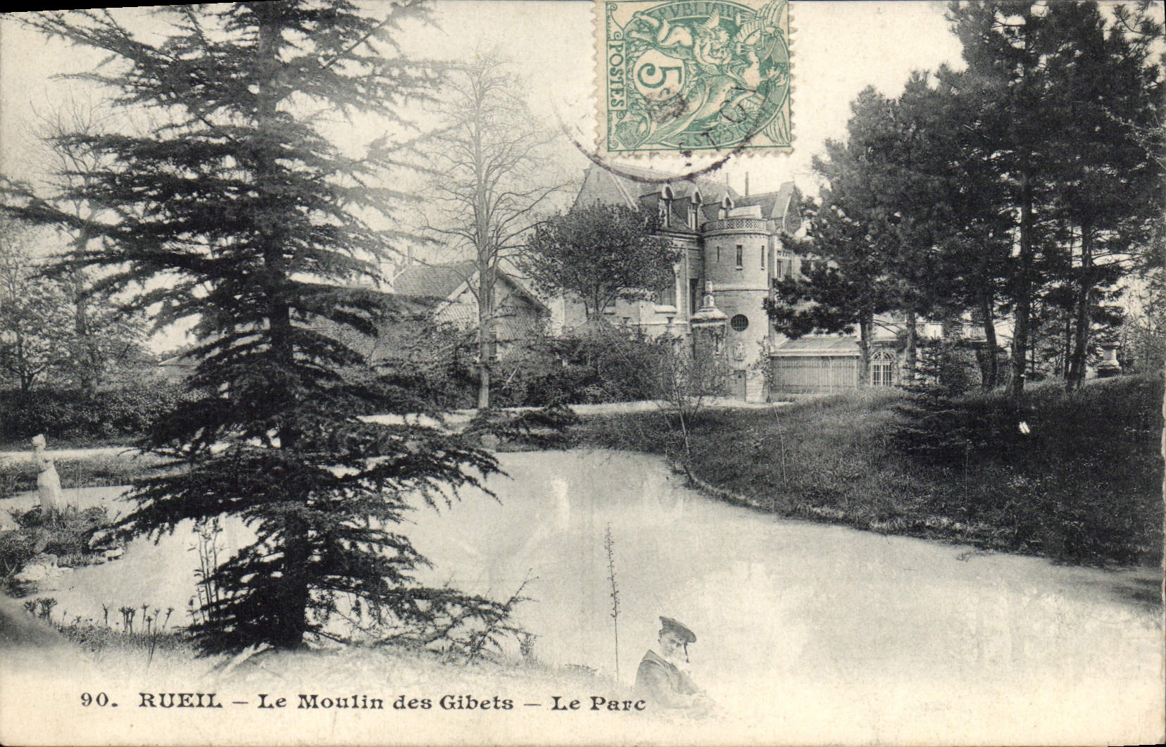 CPA Rueil Le moulin des Gibets Le Parc