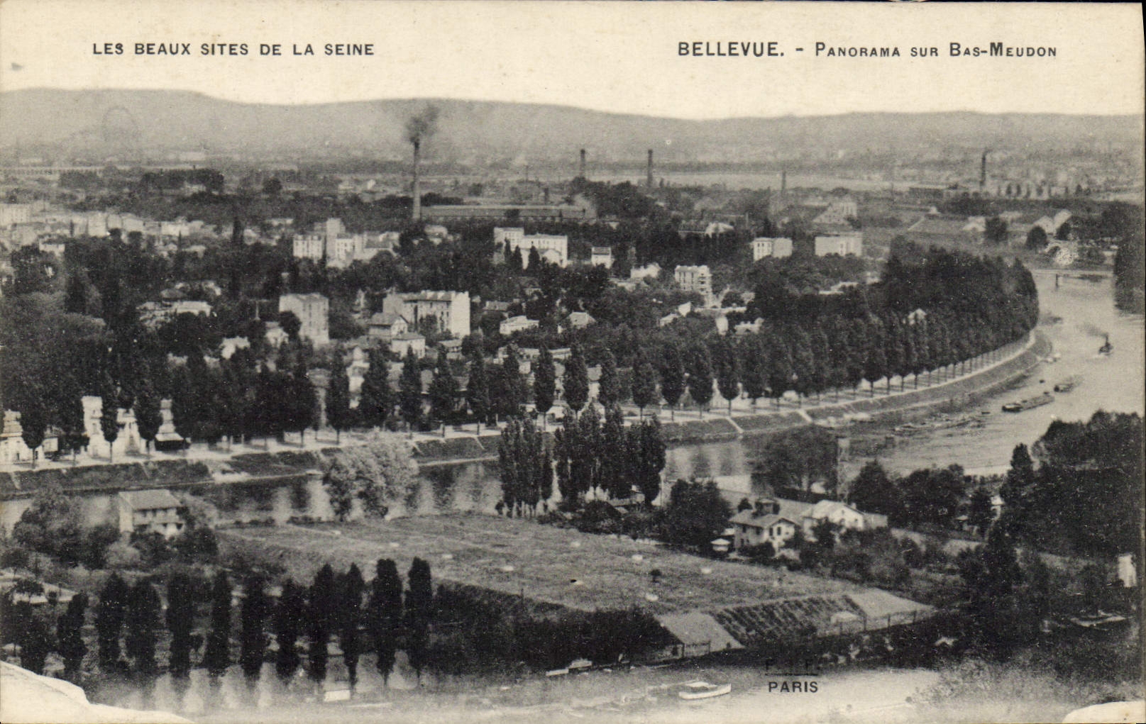 CPA Bellevue Panorama sur Bas Meudon