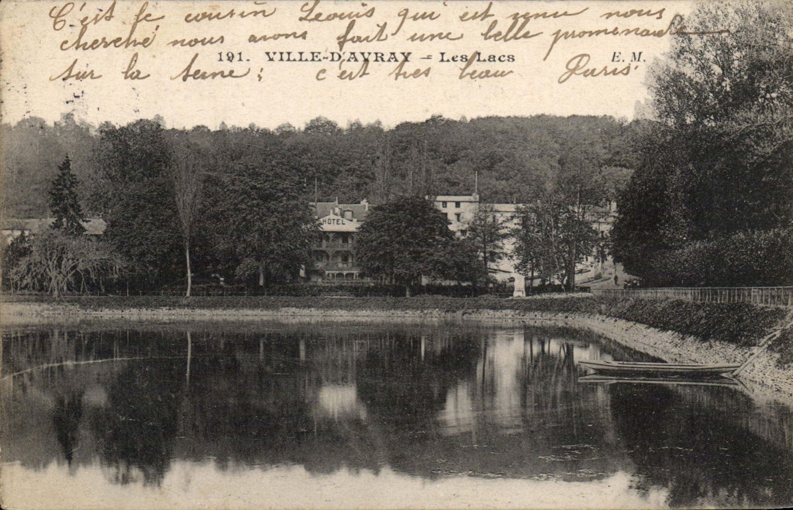 CPA Ville d'Avray Les Lacs