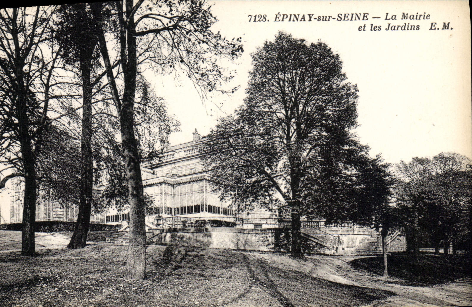 CPA Epinay sur Seine La Mairie et les Jardins