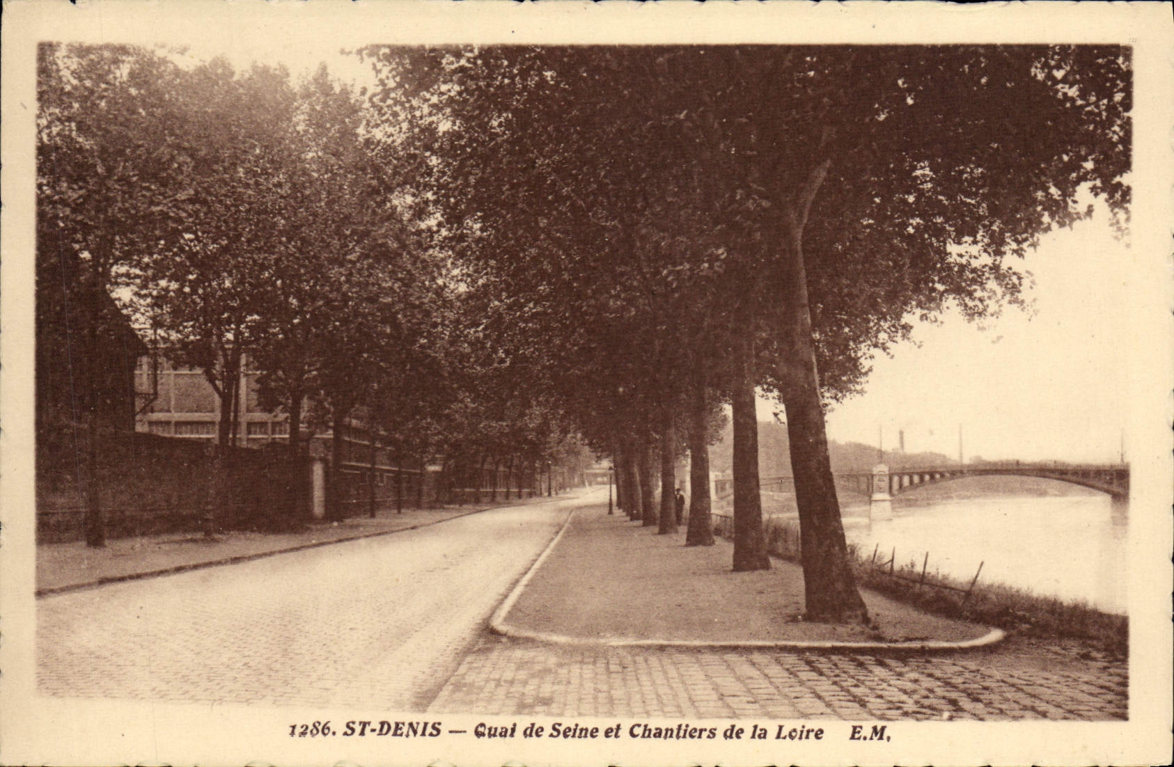 CPA St Denis Quai de Seine et Chantiers de la Loire