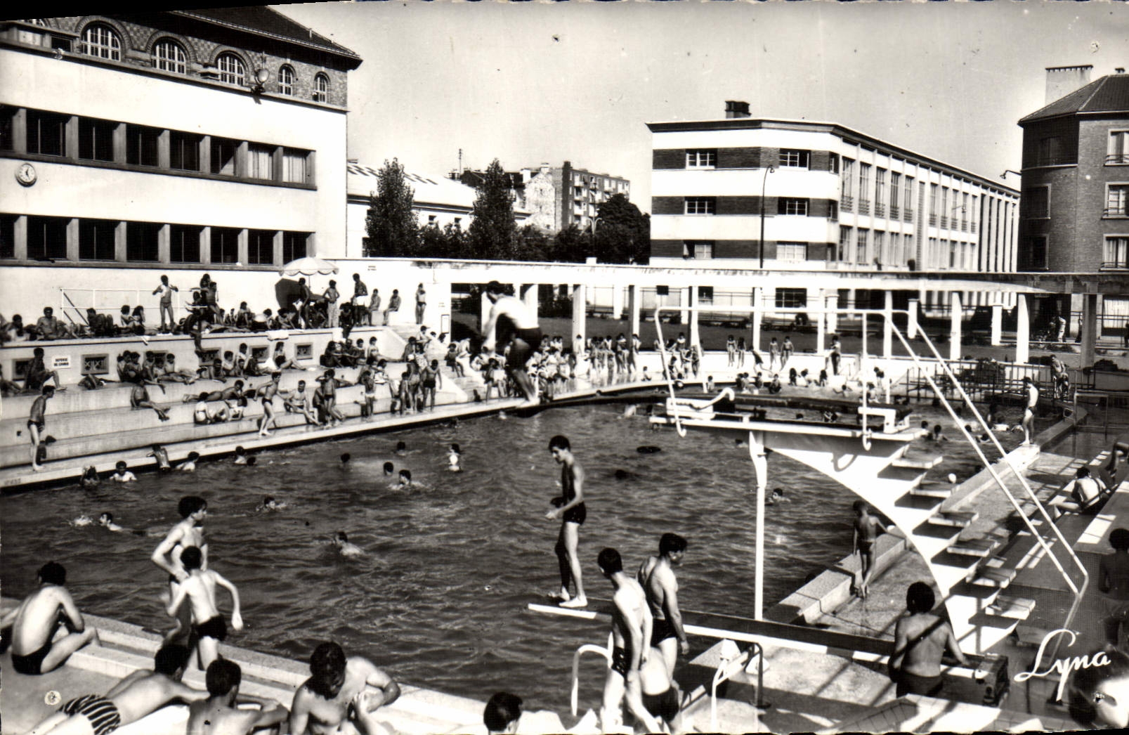 CPA Saint Ouen La Piscine Municipale