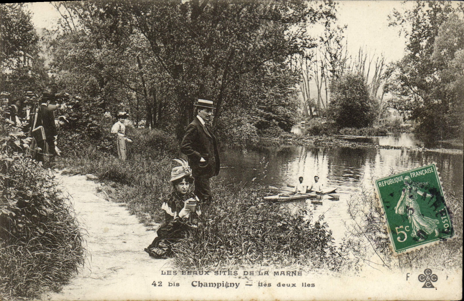 CPA Champigny Les deux iles