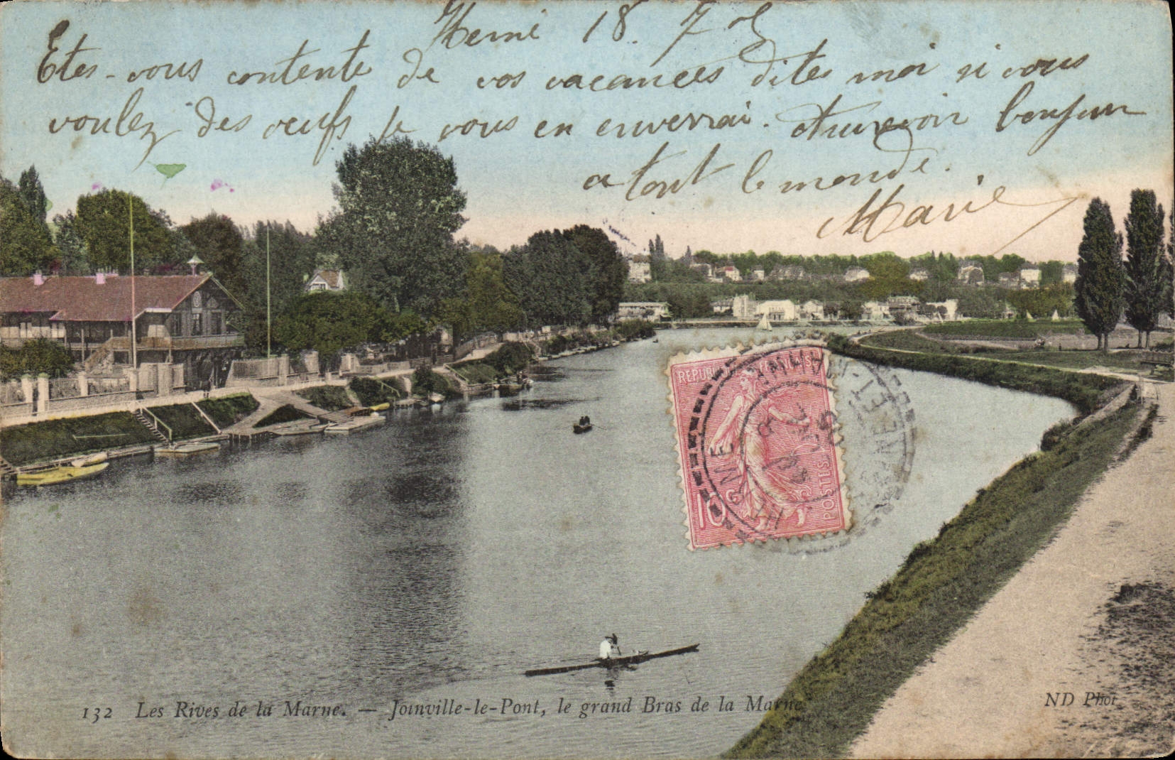CPA Les Rives de la Marne Joinville le Pont le grand Bras de la M