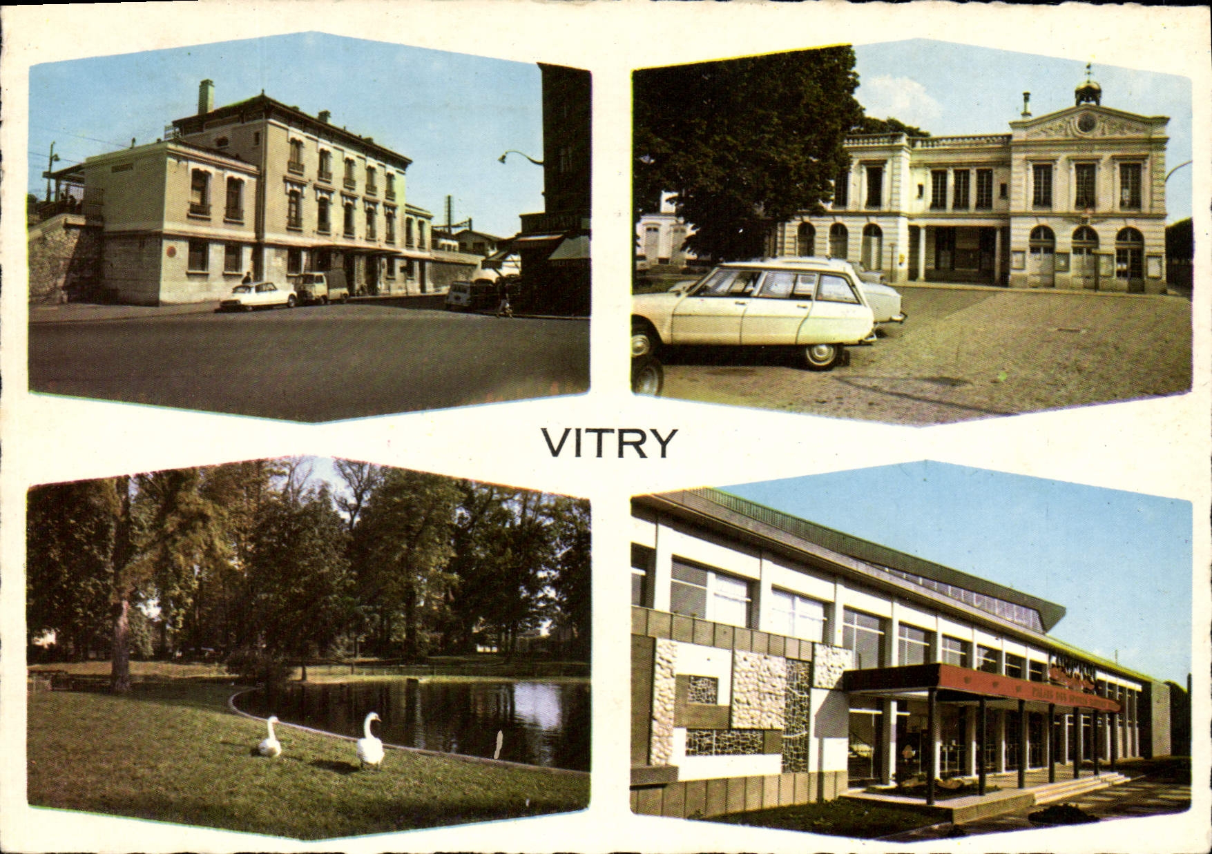 CPSM Vitry Divers aspects de la ville
