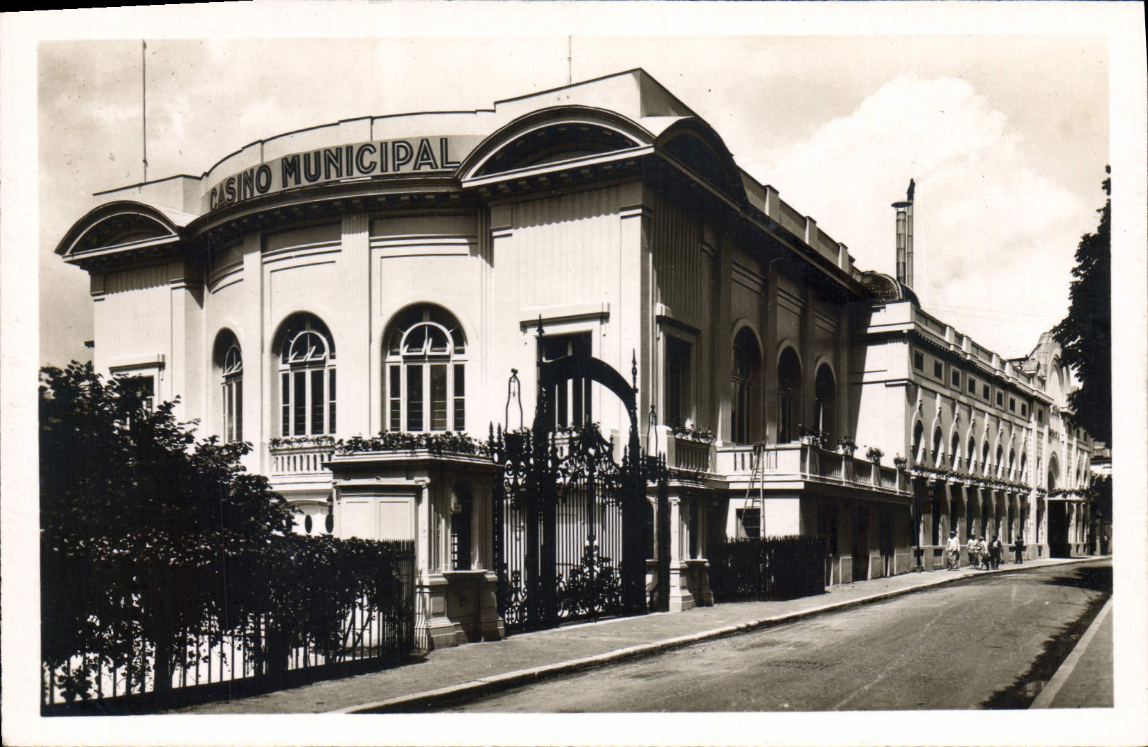 CPA Enghien les Bains Le Casino Municipal L'Entree