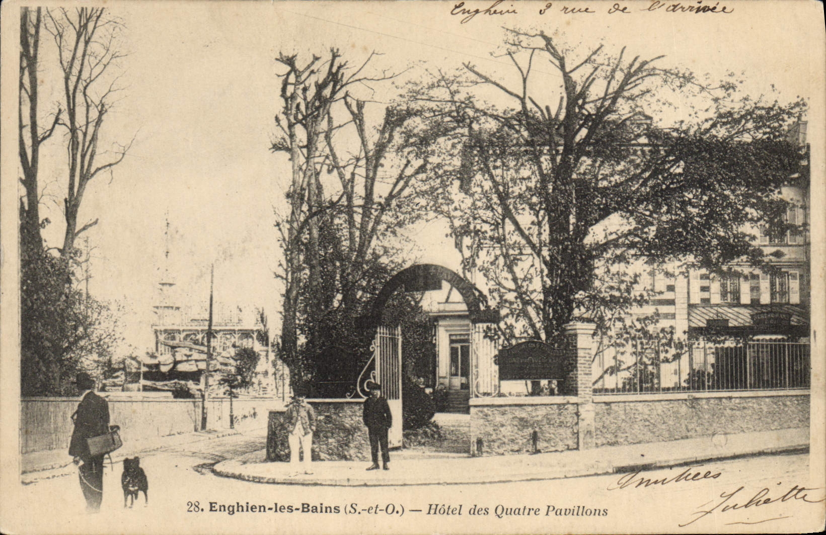 CPA Enghien les Bains Hotel des Quatre Pavillons