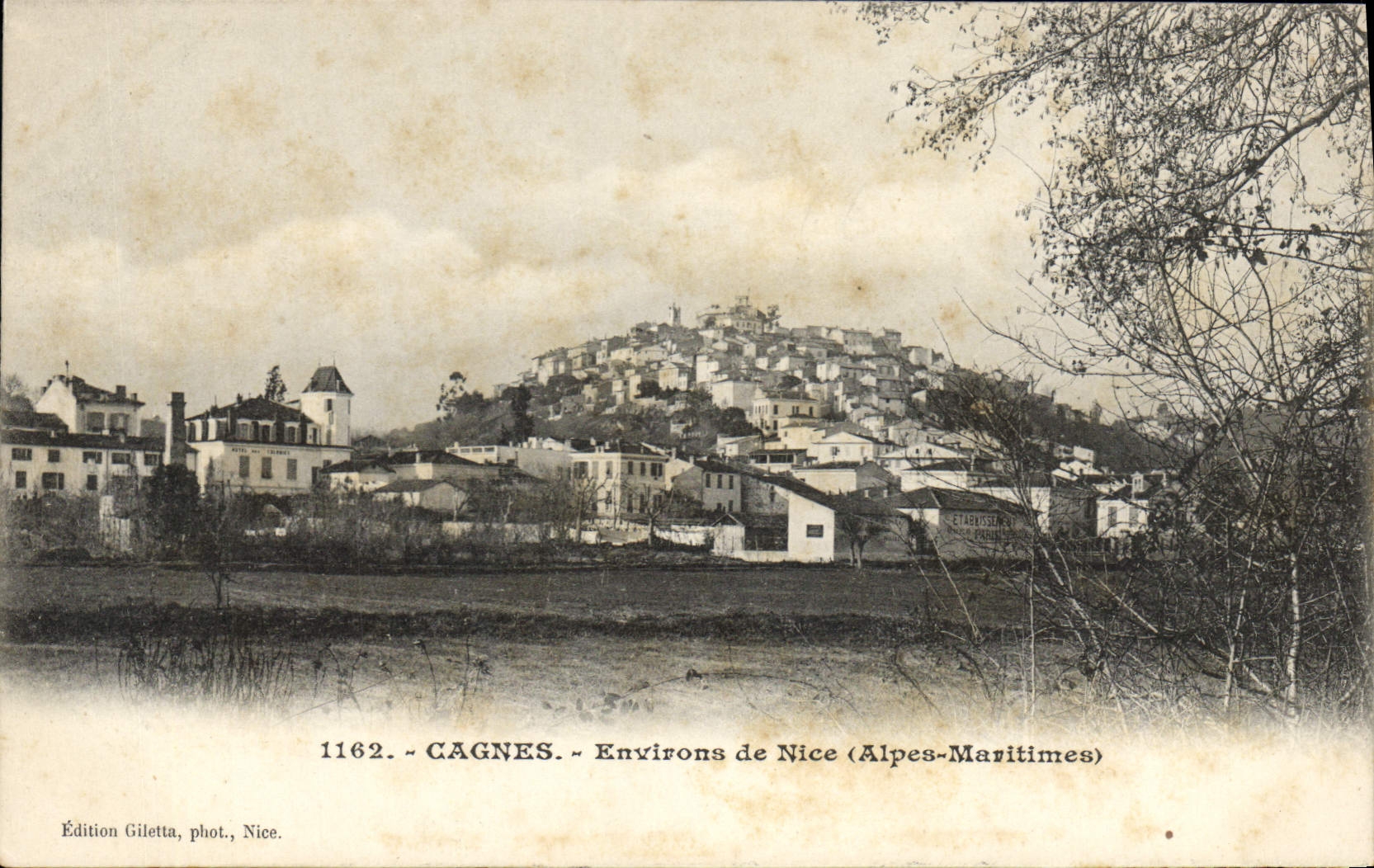 CPA Cagnes Environs de Nice (Alpes Maritimes)