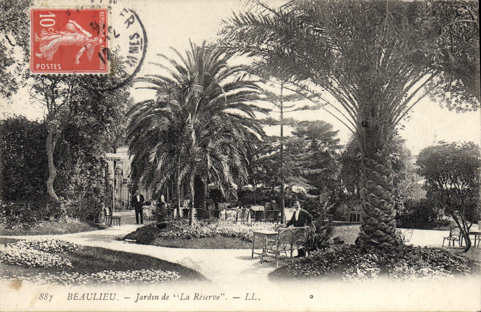 CPA Beaulieu Jardin de la Reserve