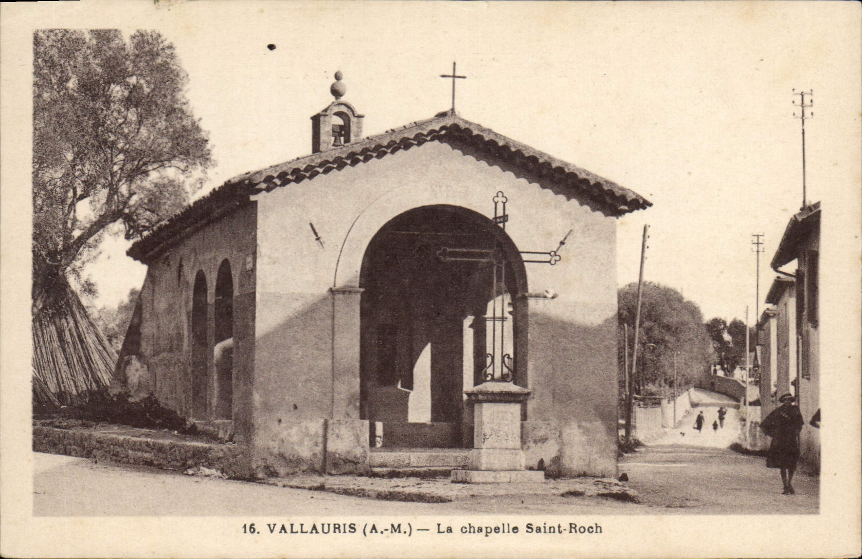 CPA Vallauris La Chapelle Saint Roch