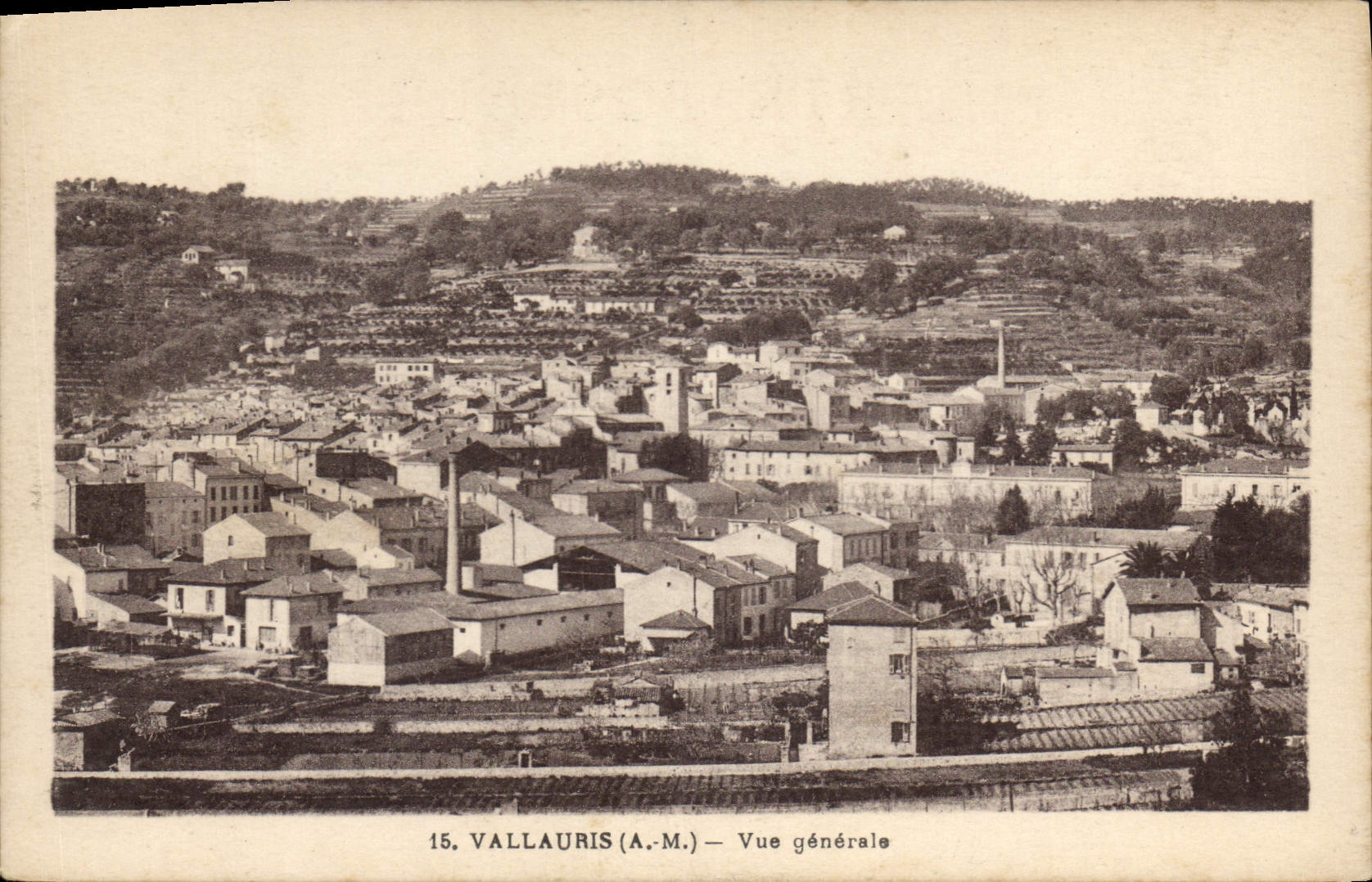 CPA Vallauris Vue generale