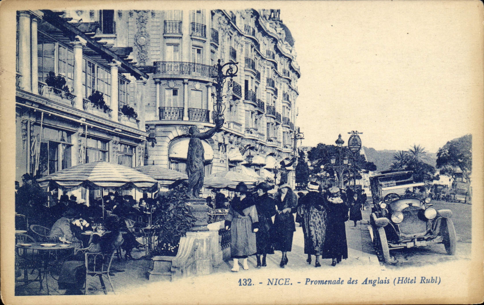 CPA Nice Promenade des Anglais (Hotel Rubi)