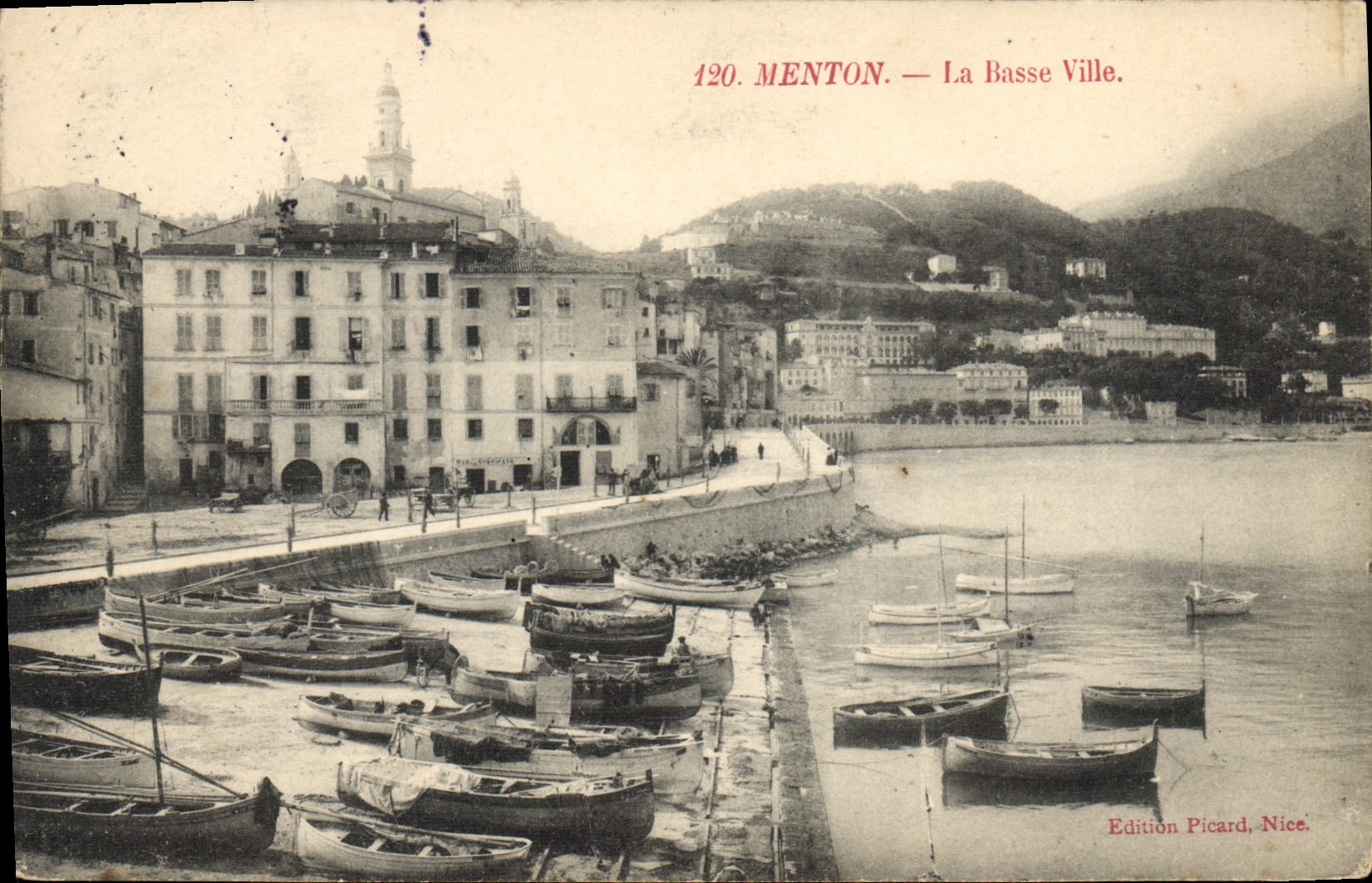 CPA Menton La Basse Ville