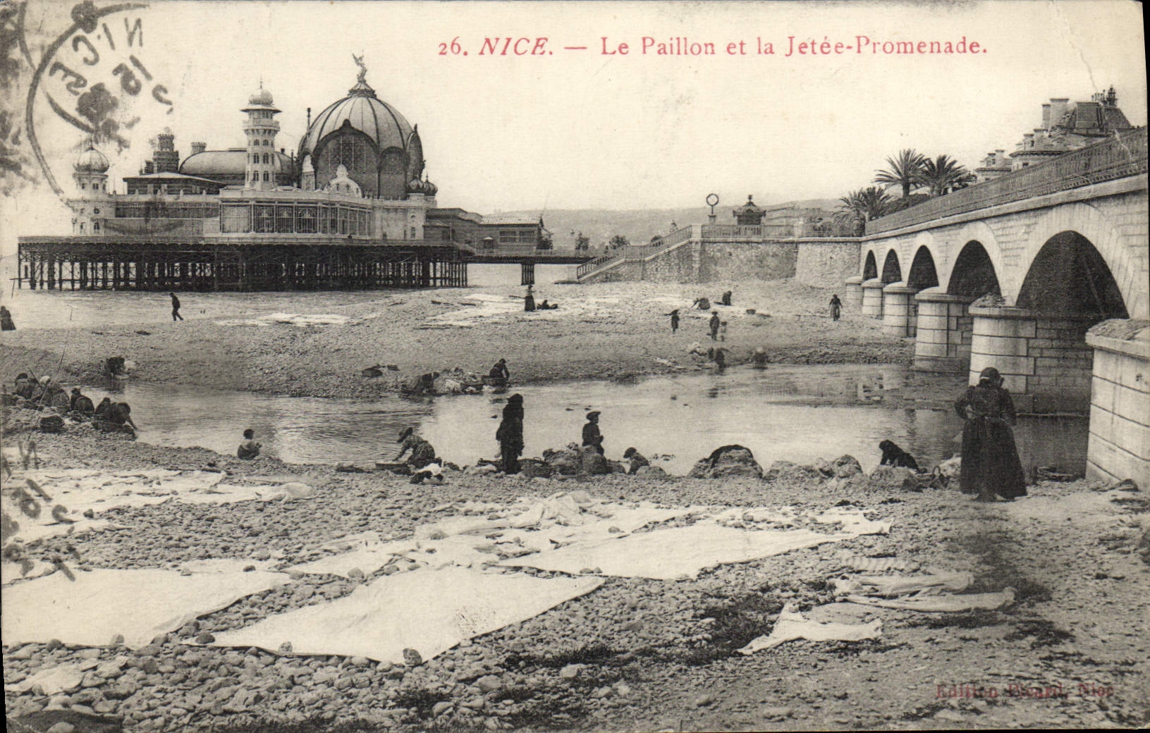 CPA Nice Le Paillon et la Jetee Promenade