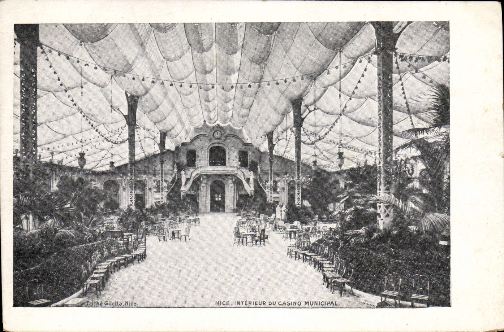 CPA Nice Interieur du Casino Municipal