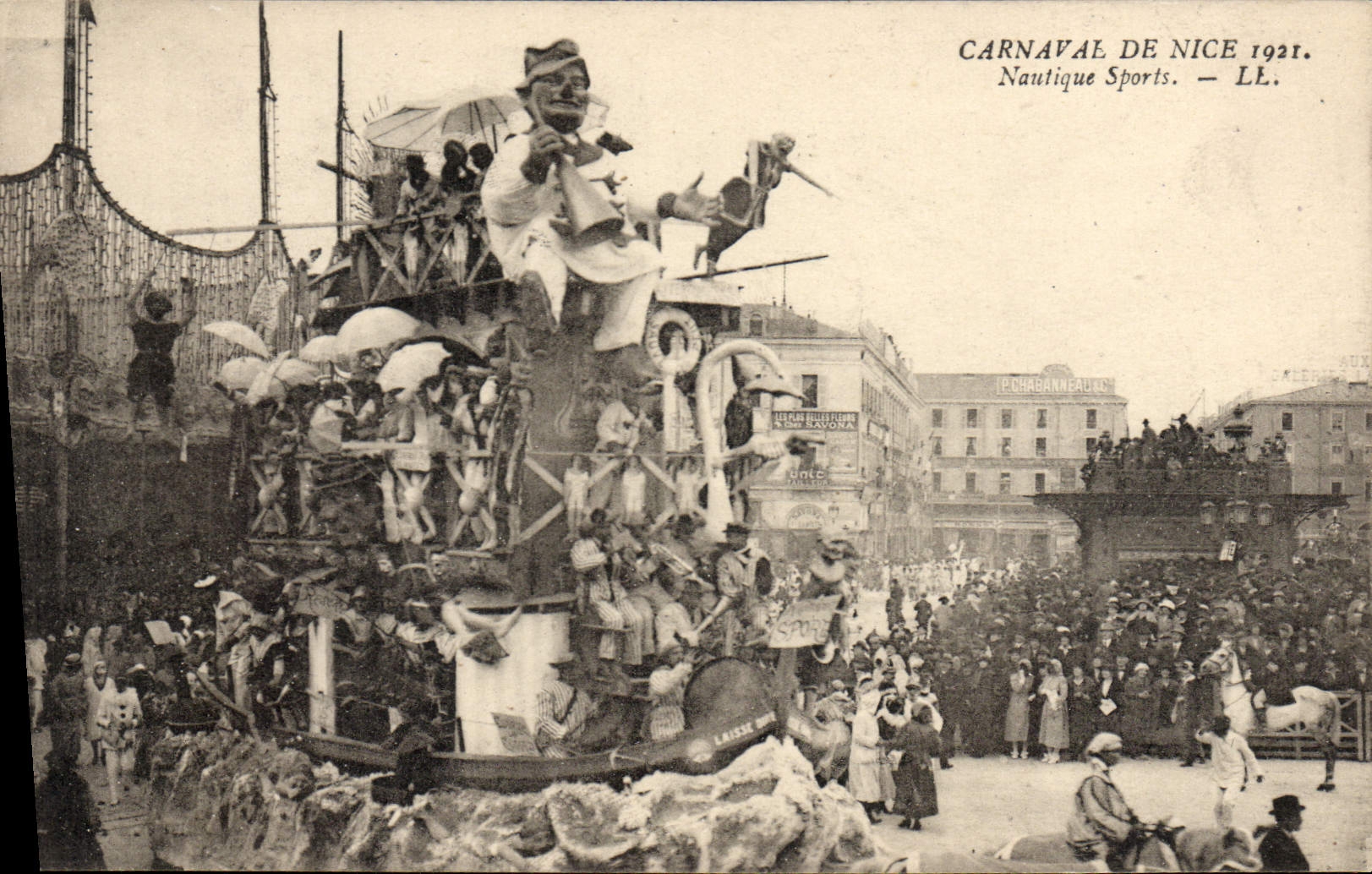 CPA Carnaval de Nice 1921 Nautique Sports