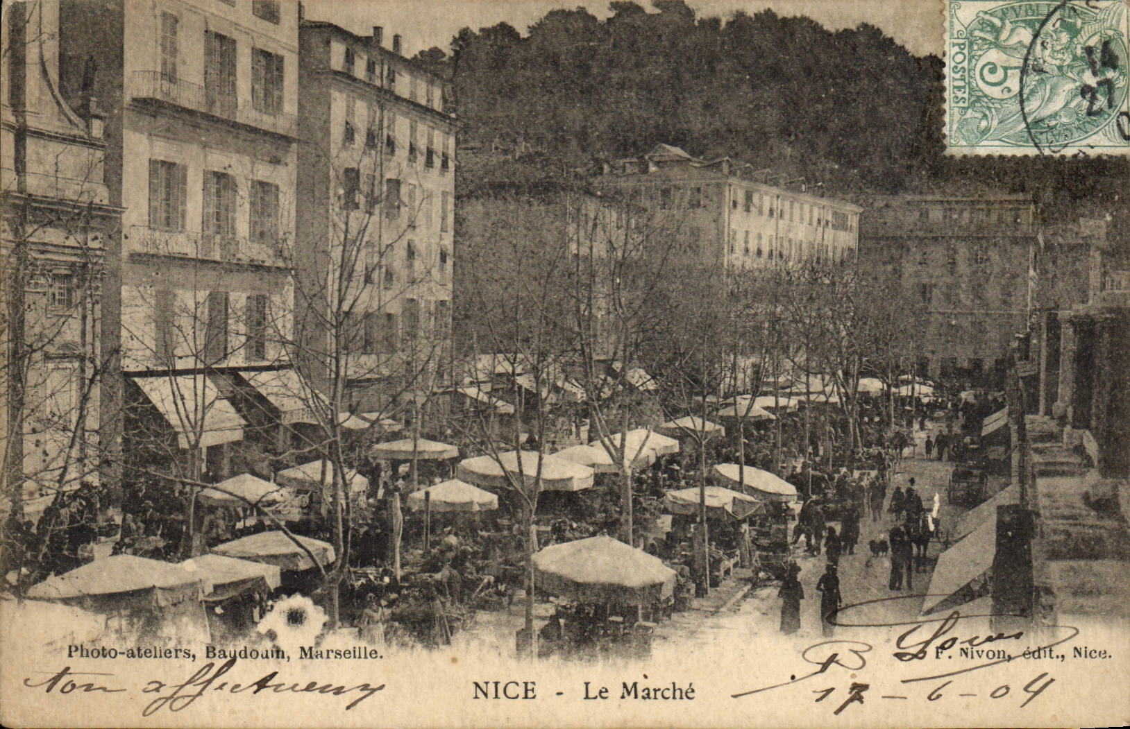 CPA Nice Le Marché