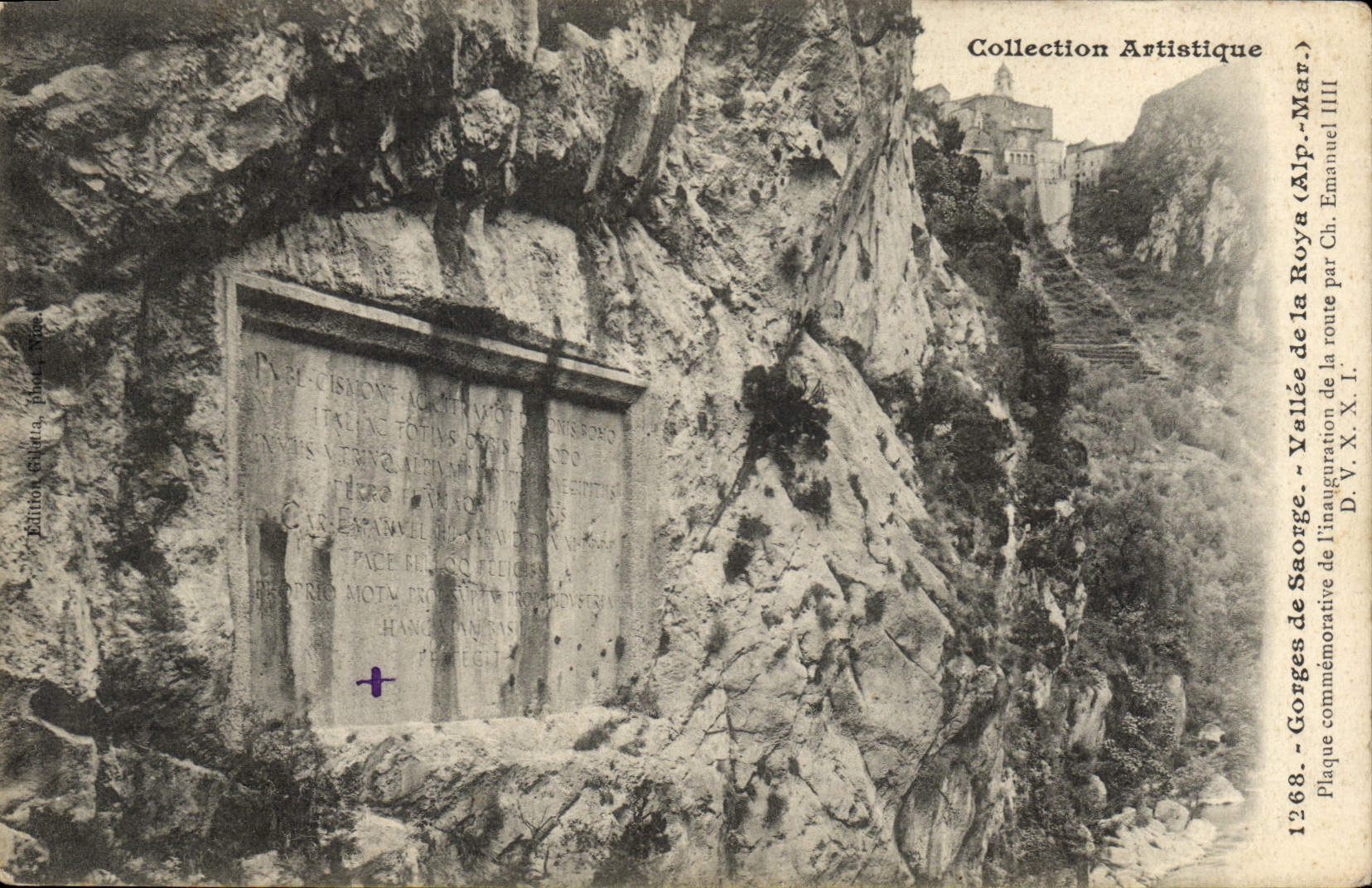 CPA Gorges de Saorge Vallee de la Roya