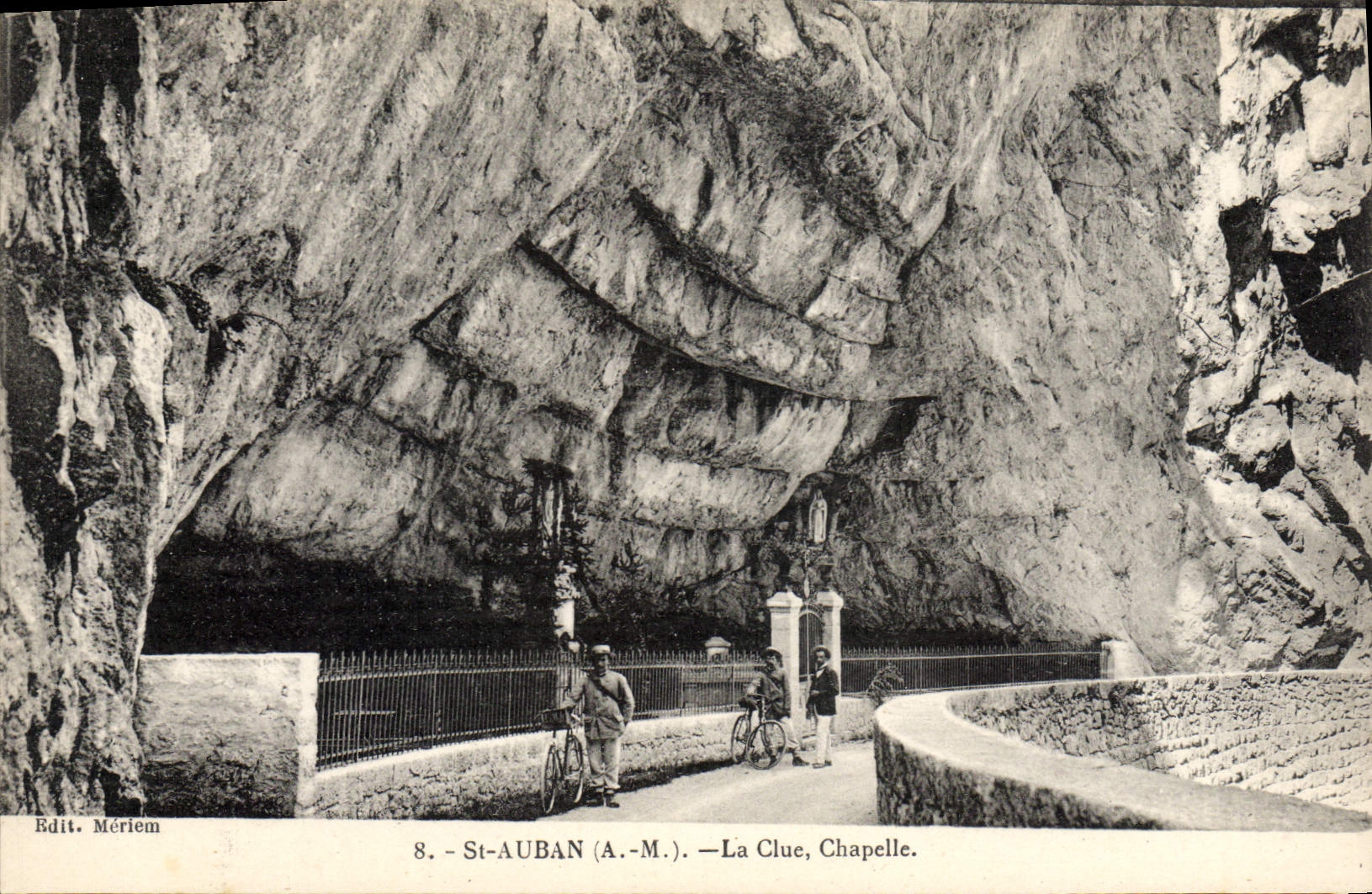 CPA St Auban La Clue Chapelle