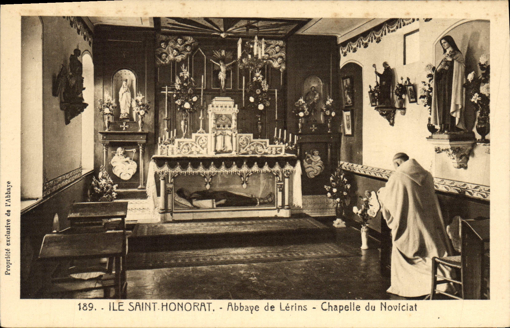 CPA Ile Saint Honorat Abbaye de Lerins Chapelle du Noviciat