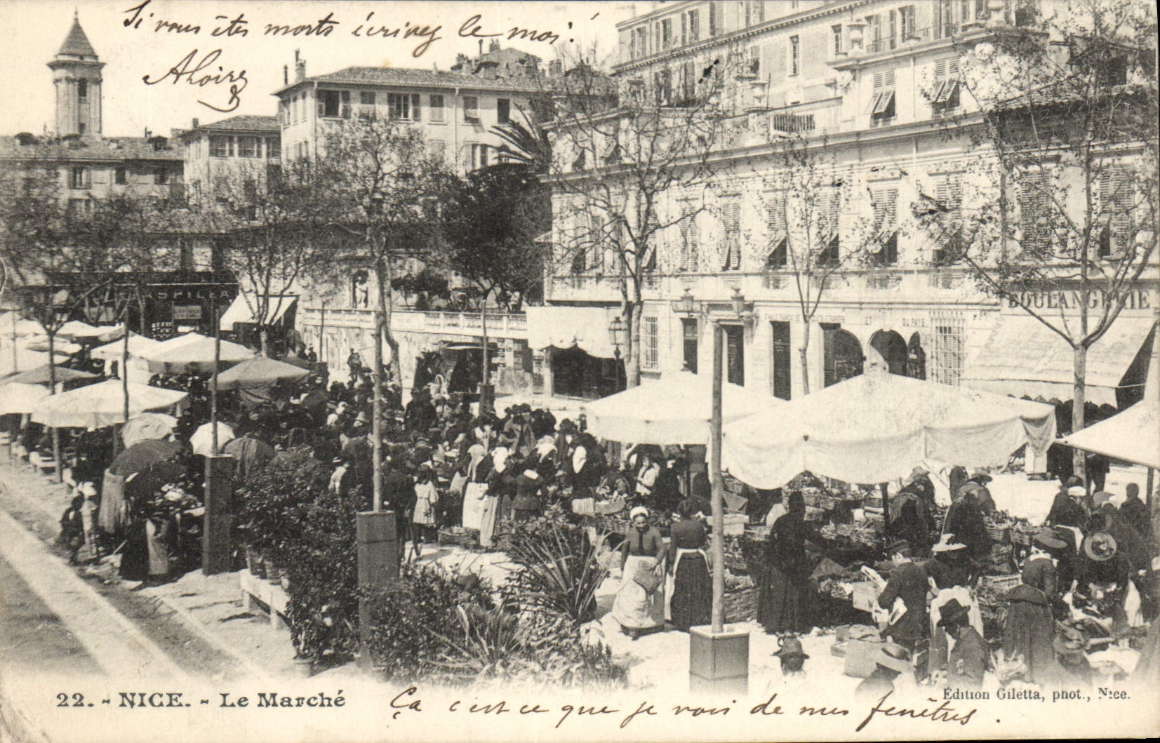 CPA Nice Le Marché