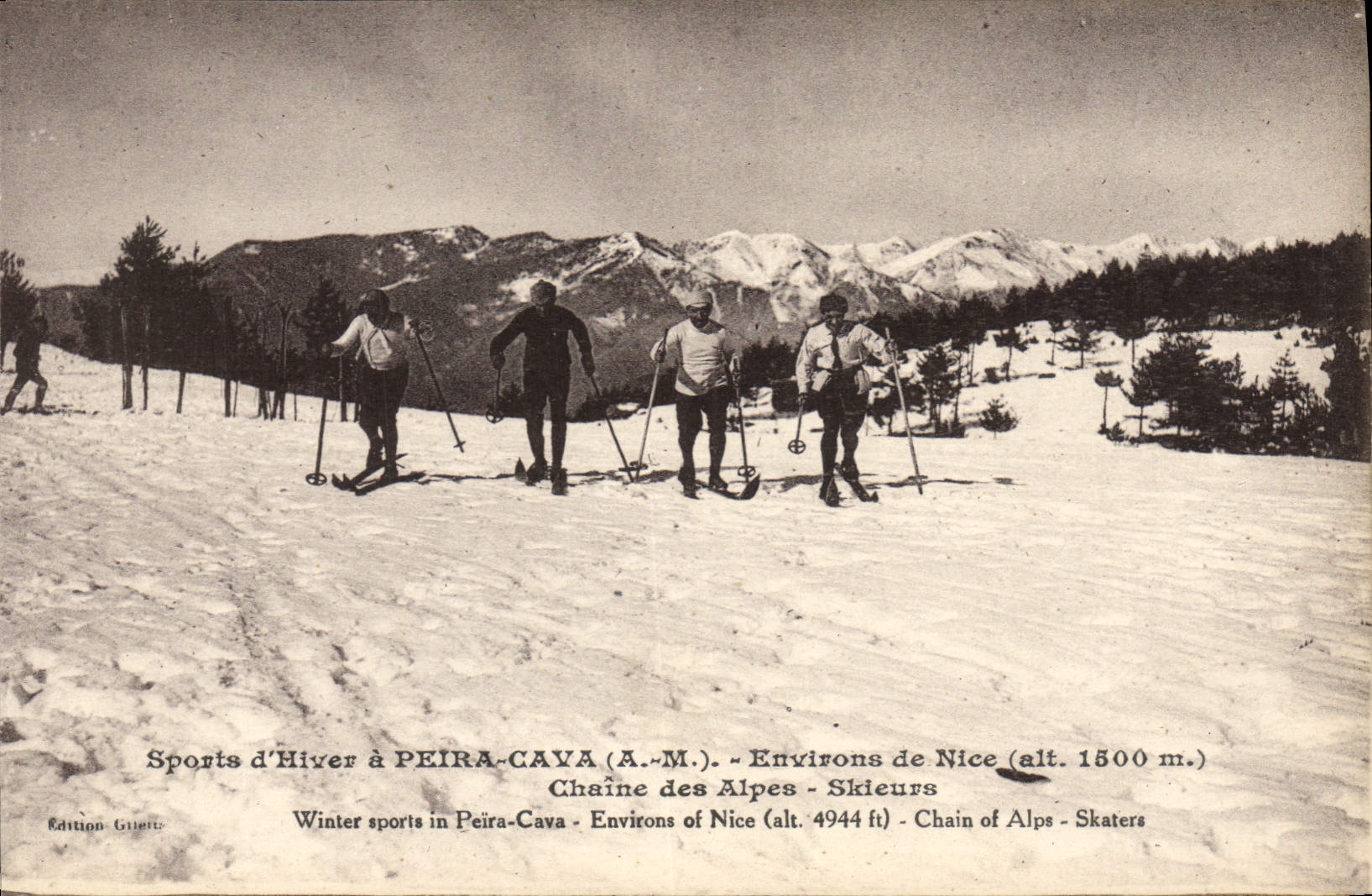 CPA Sports d'Hiver a Peira CAva Environs de Nice