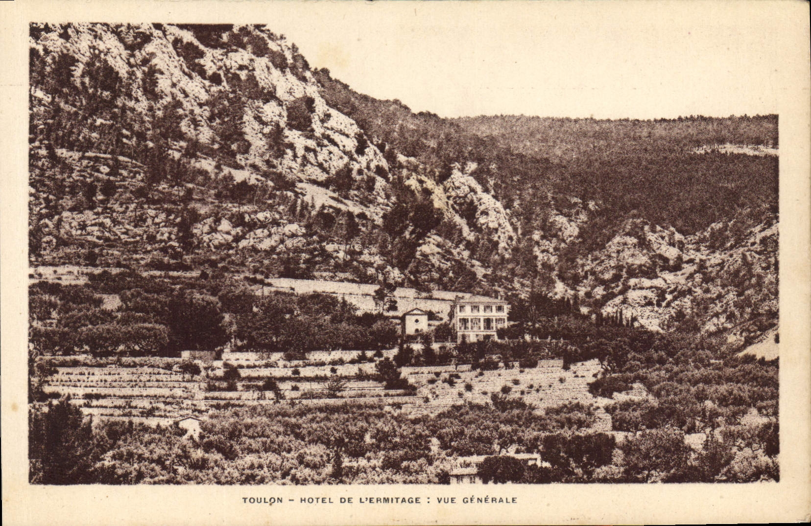 CPA Toulon Hotel de l'Ermitage Vue generale
