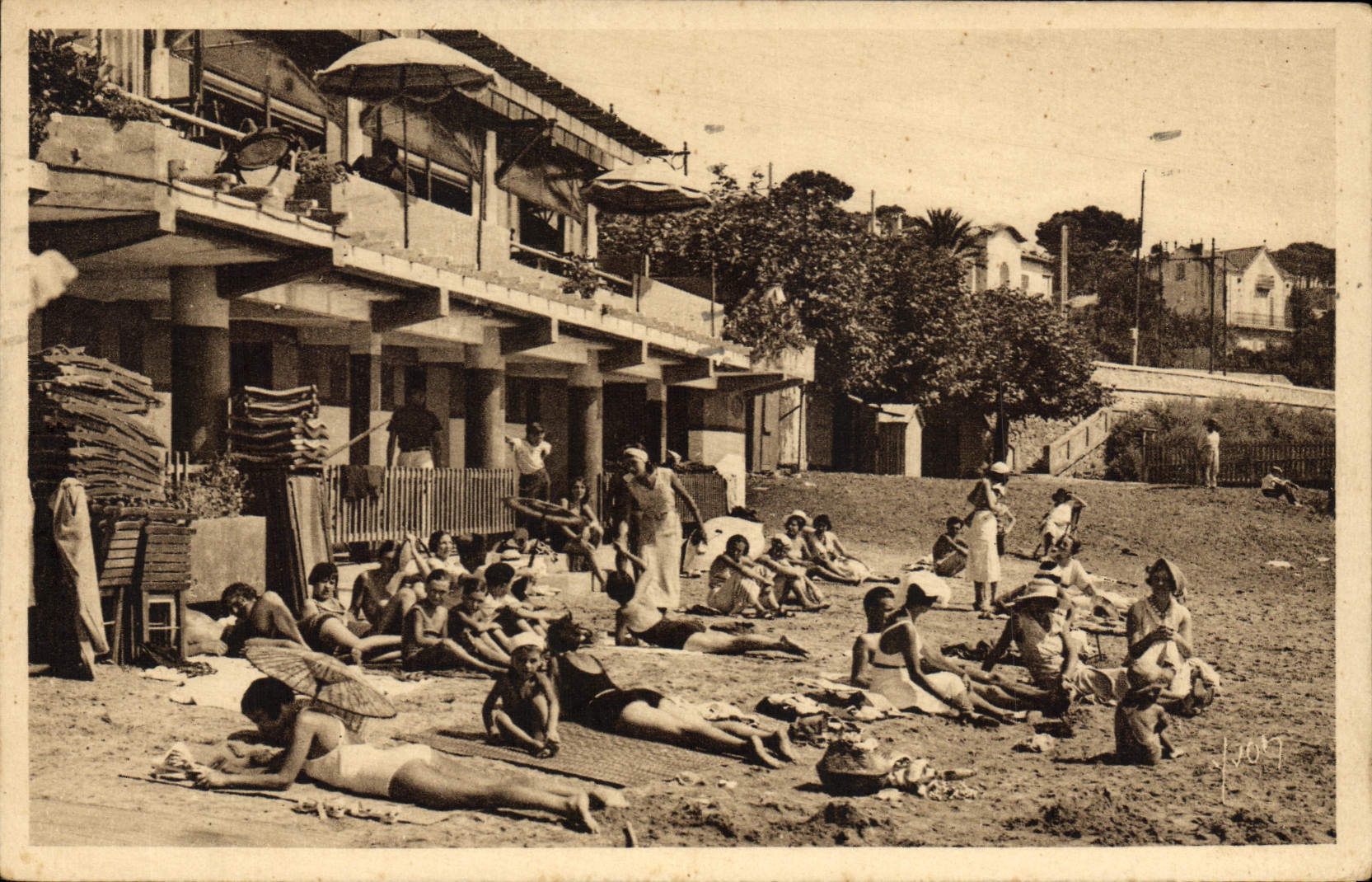 CPA Toulon La Plage et le Restaurant