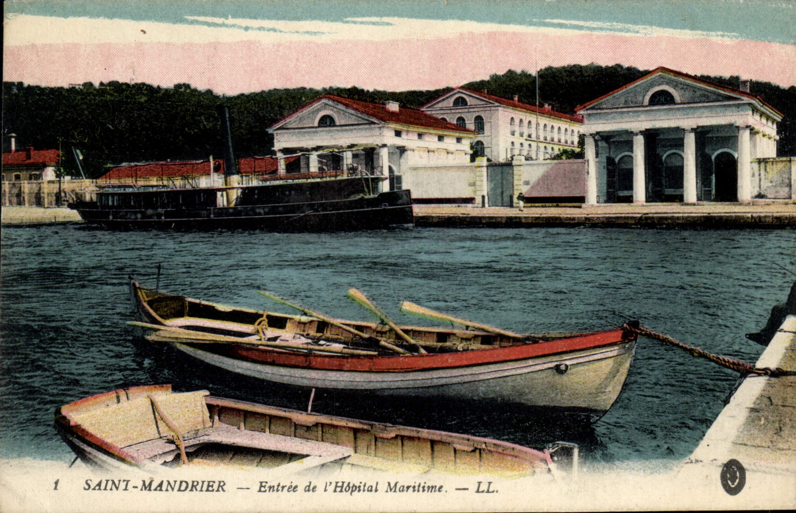 CPA Saint Mandrier Entree de l'hopital Maritime