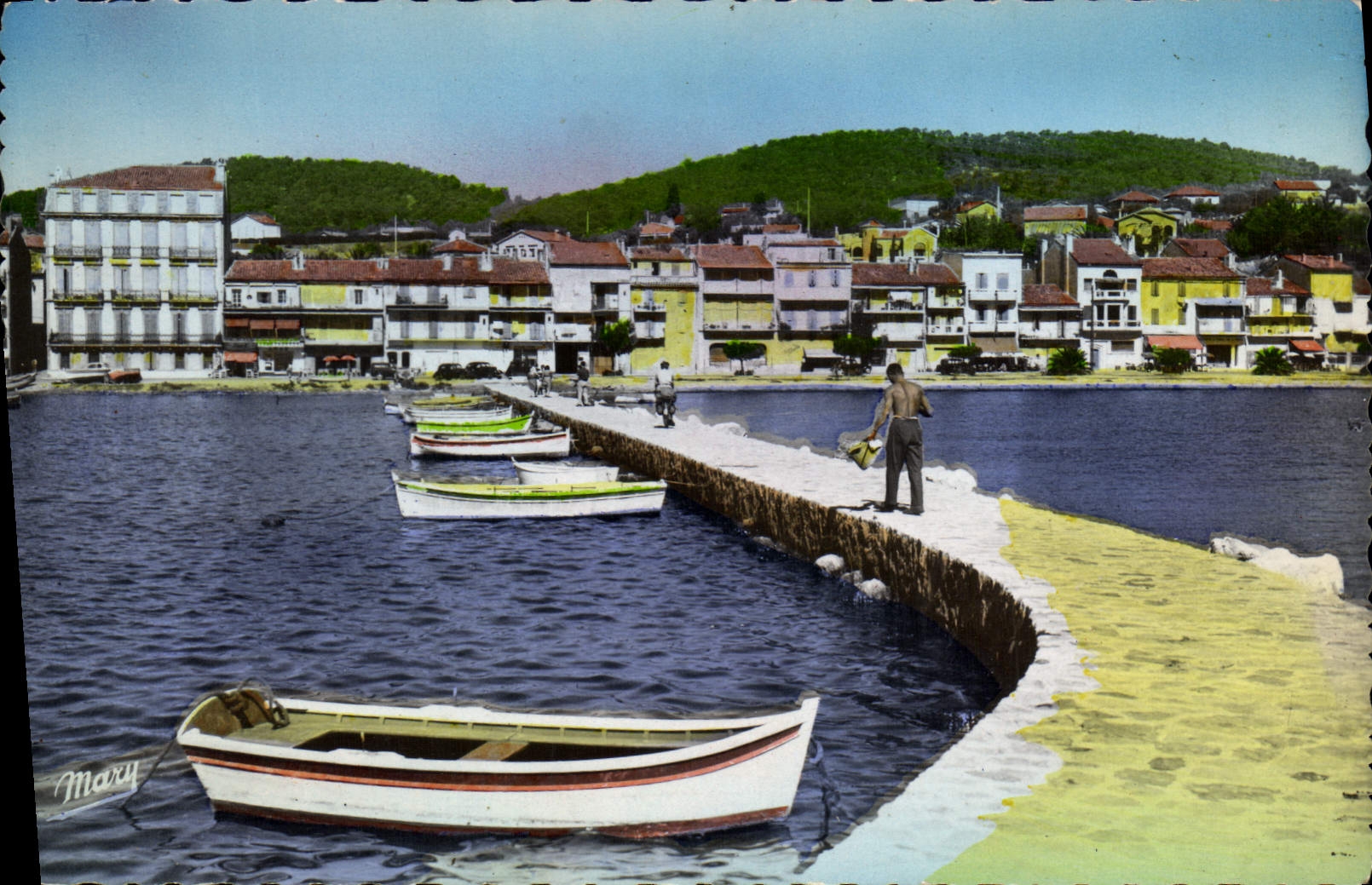 CPA Bandol sur Mer La Petite Jetee