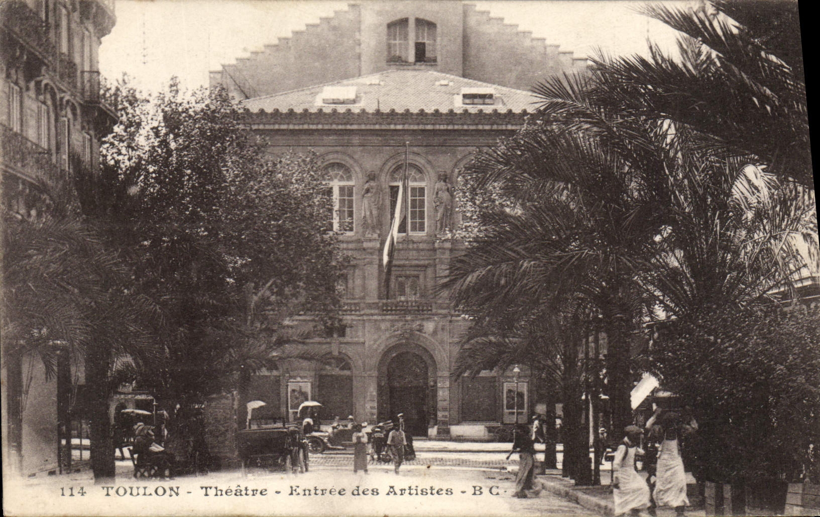 CPA Toulon Theatre Entree des Artistes