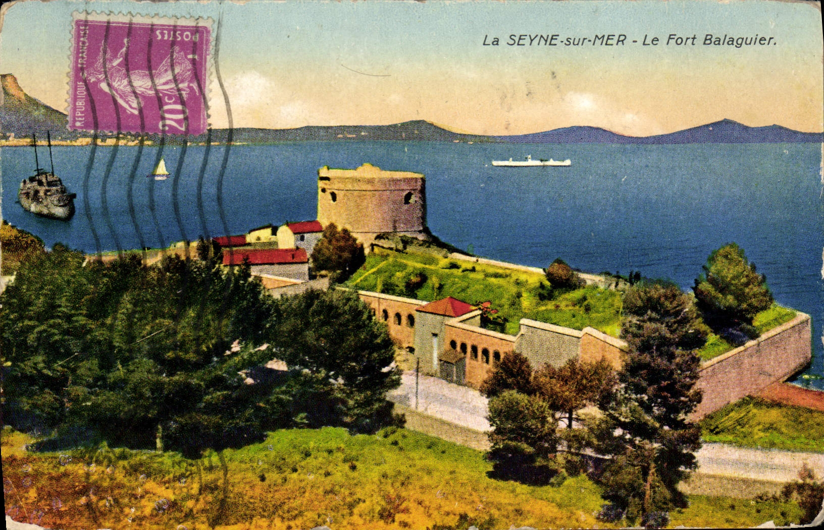 CPA La Seyne sur mer Le Fort Balaguier
