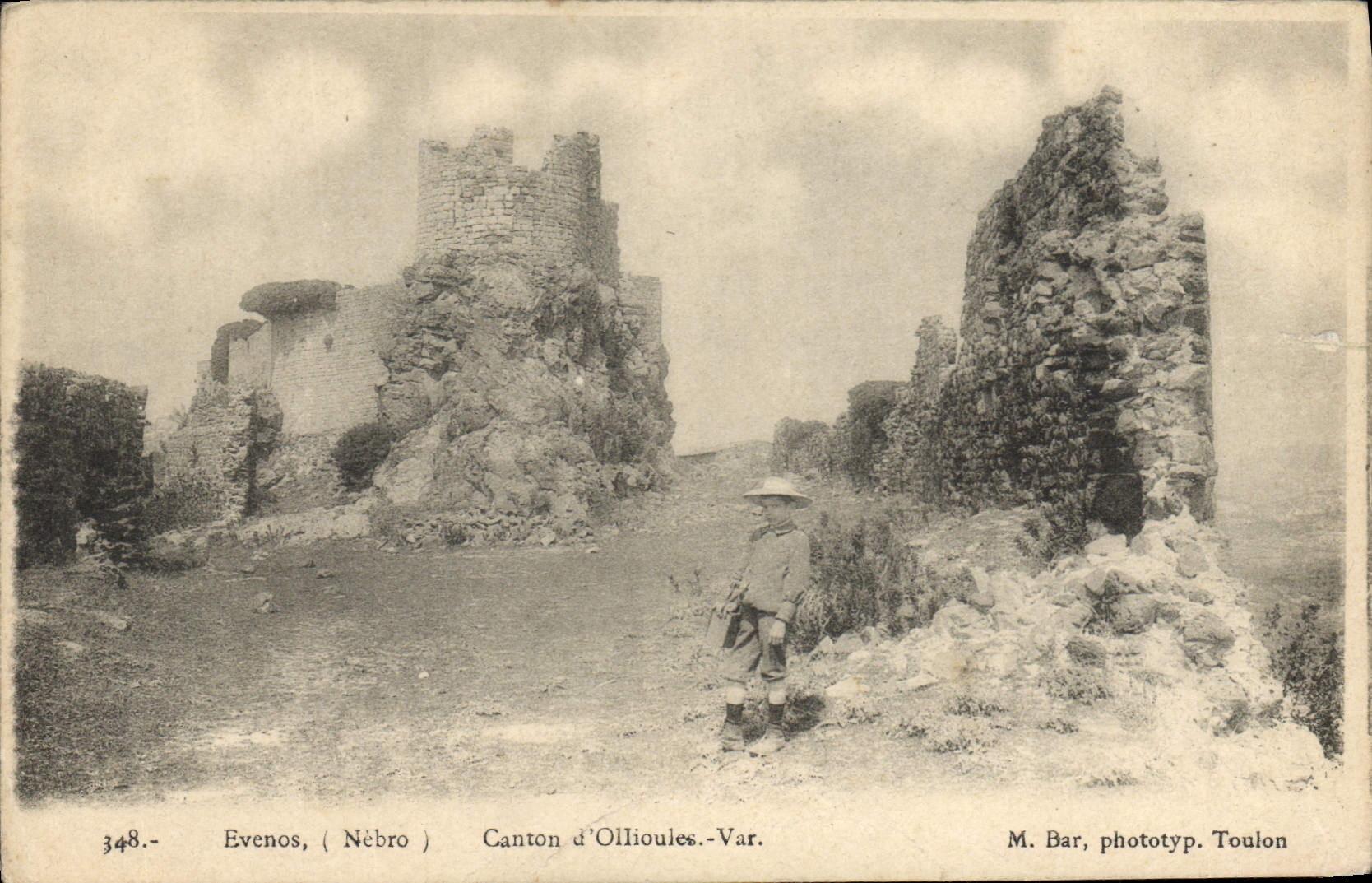 CPA Evenos Centon d'Ollioules